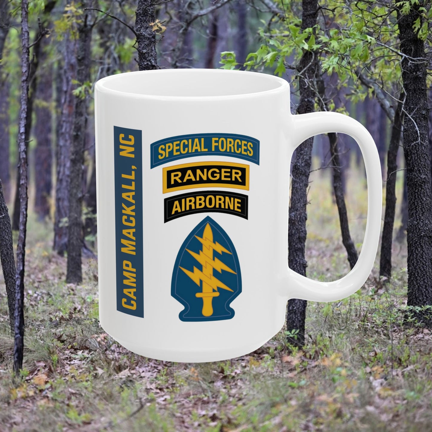 Special Forces Camp Mackall Ceramic Coffee Mug 15oz