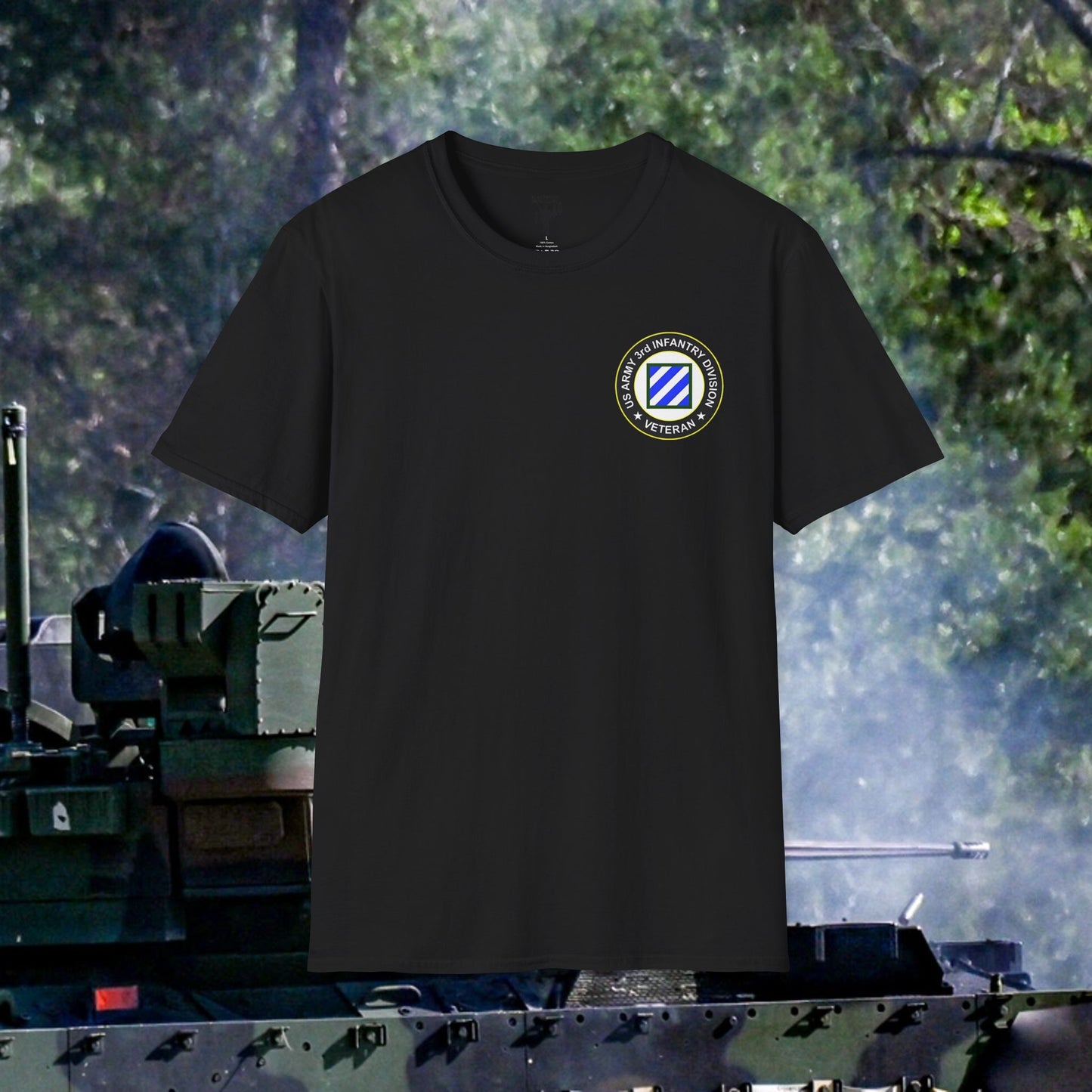 3 ID Veteran Left Chest Graphic T-Shirt