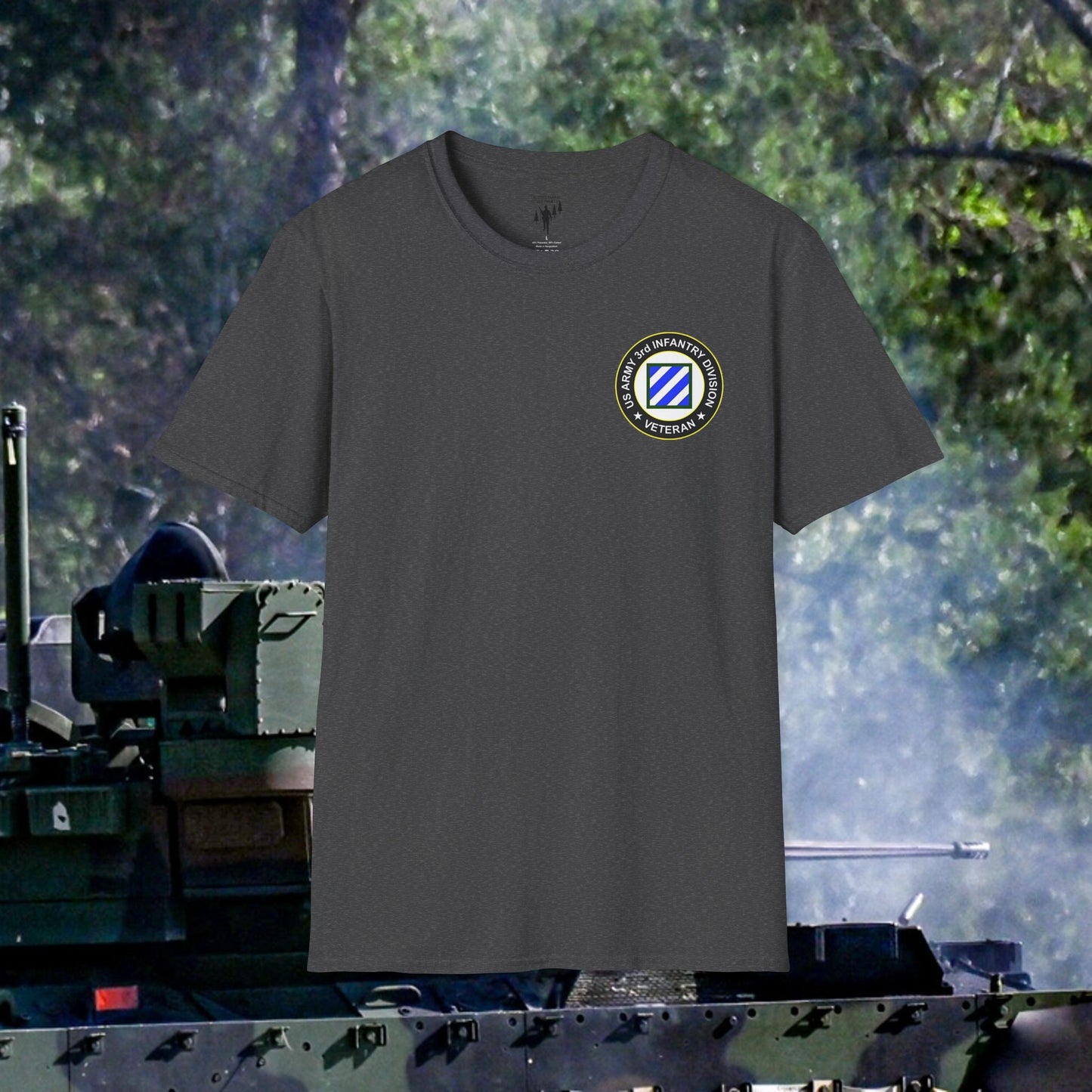 3 ID Veteran Left Chest Graphic T-Shirt