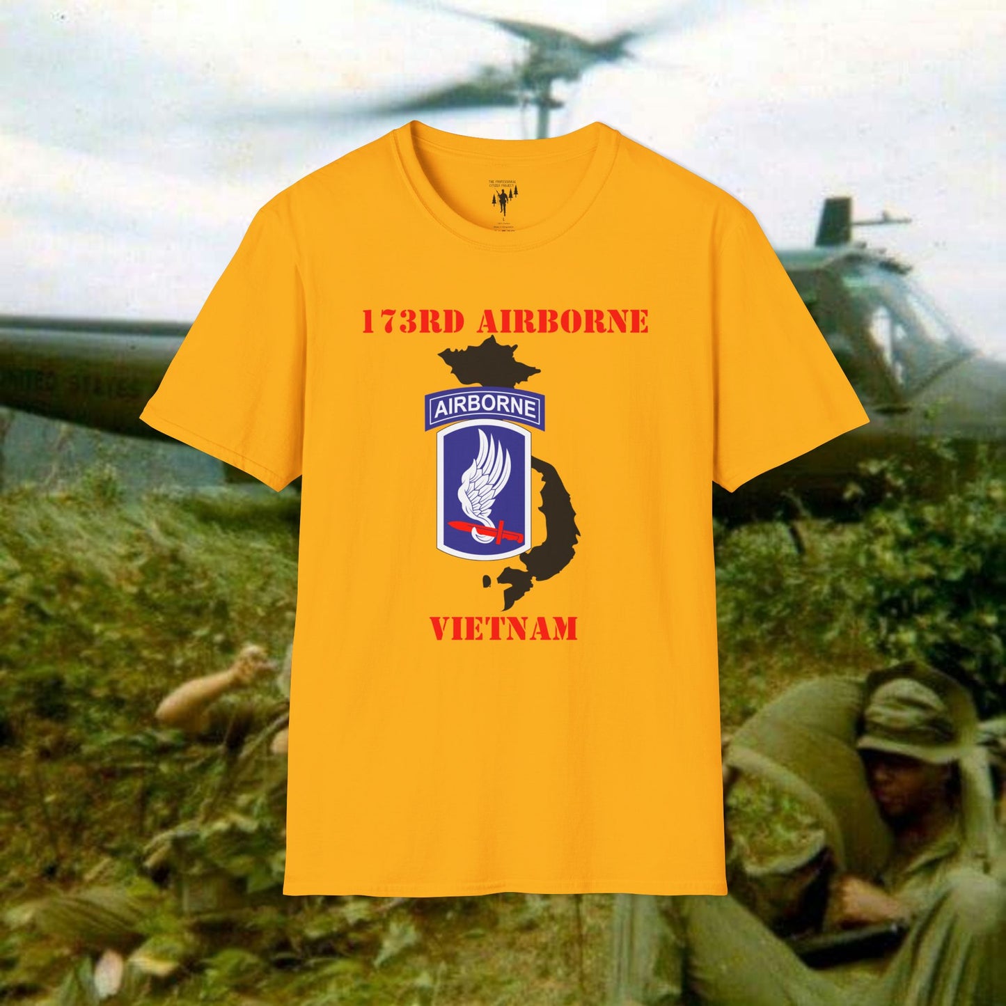 173d Airborne Vietnam Graphic T-Shirt