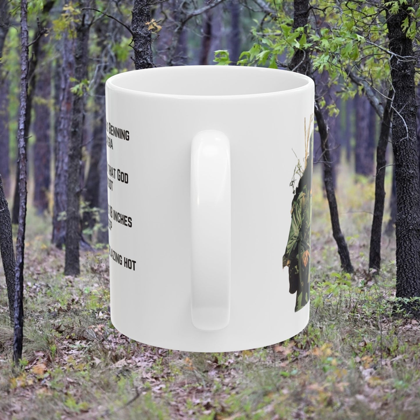 His Home is Benning Georgia Ceramic Coffee Mug