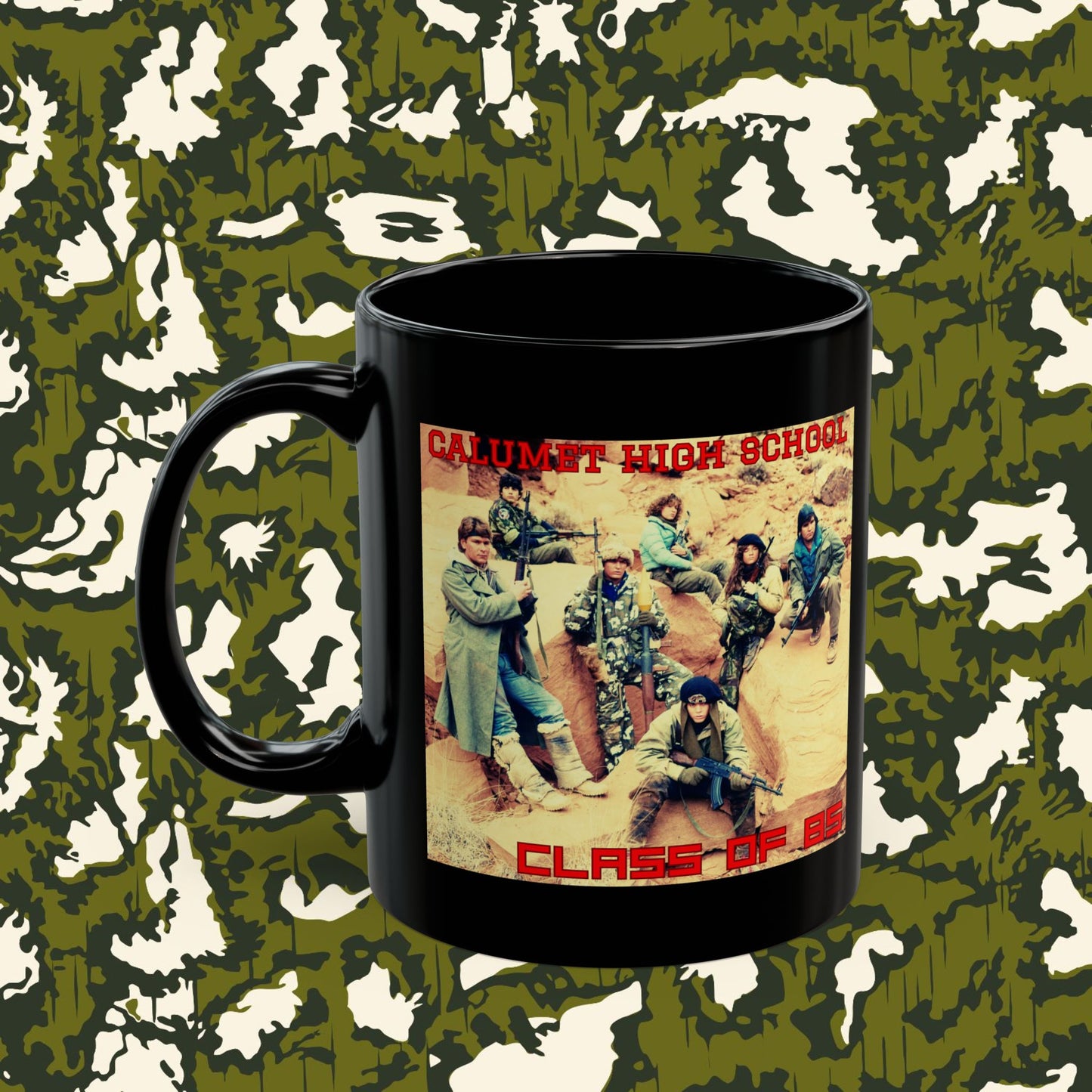 Calumet Class of '85 Mug in midnight black; 11 or 15 oz