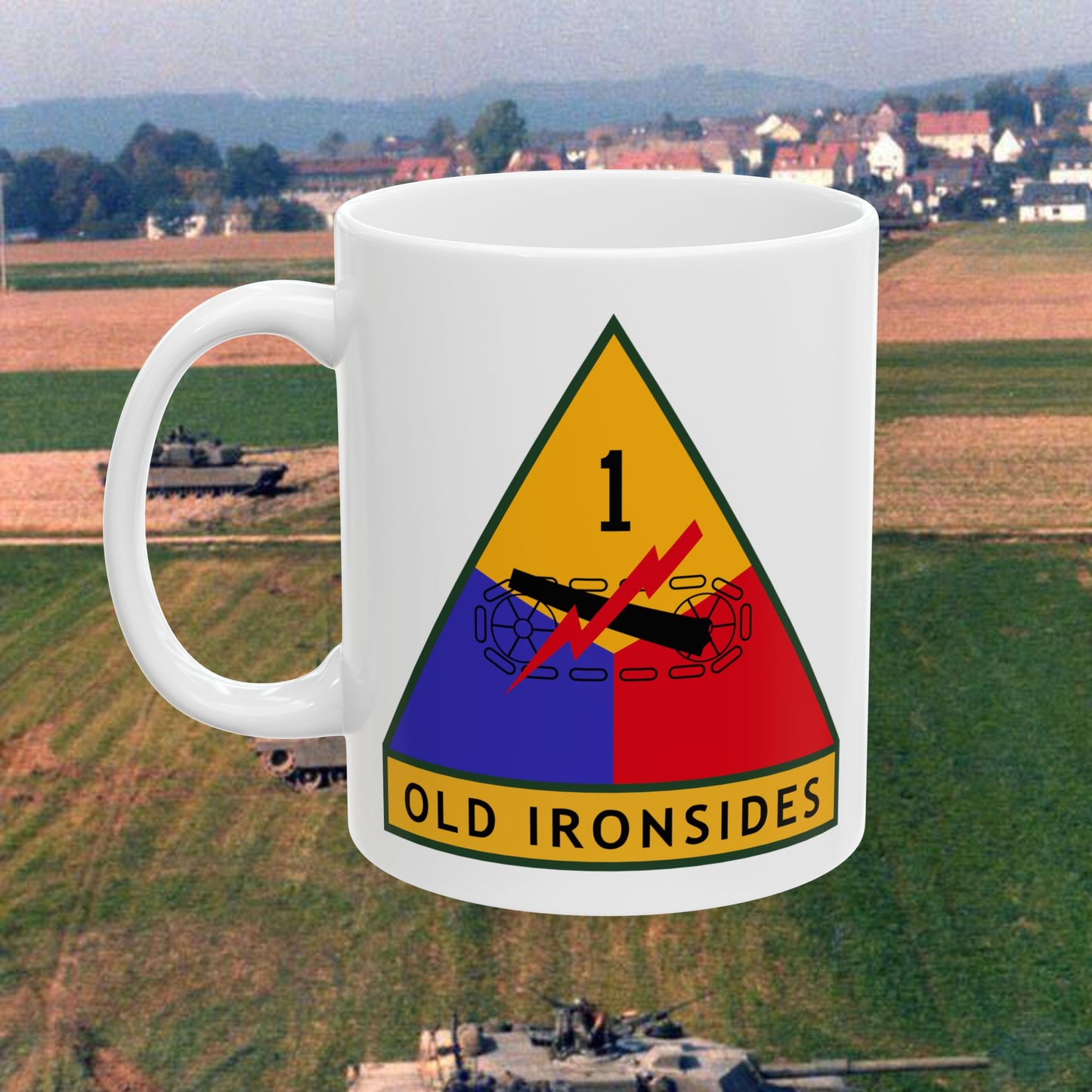 First Armored Division Ceramic Coffee Mug