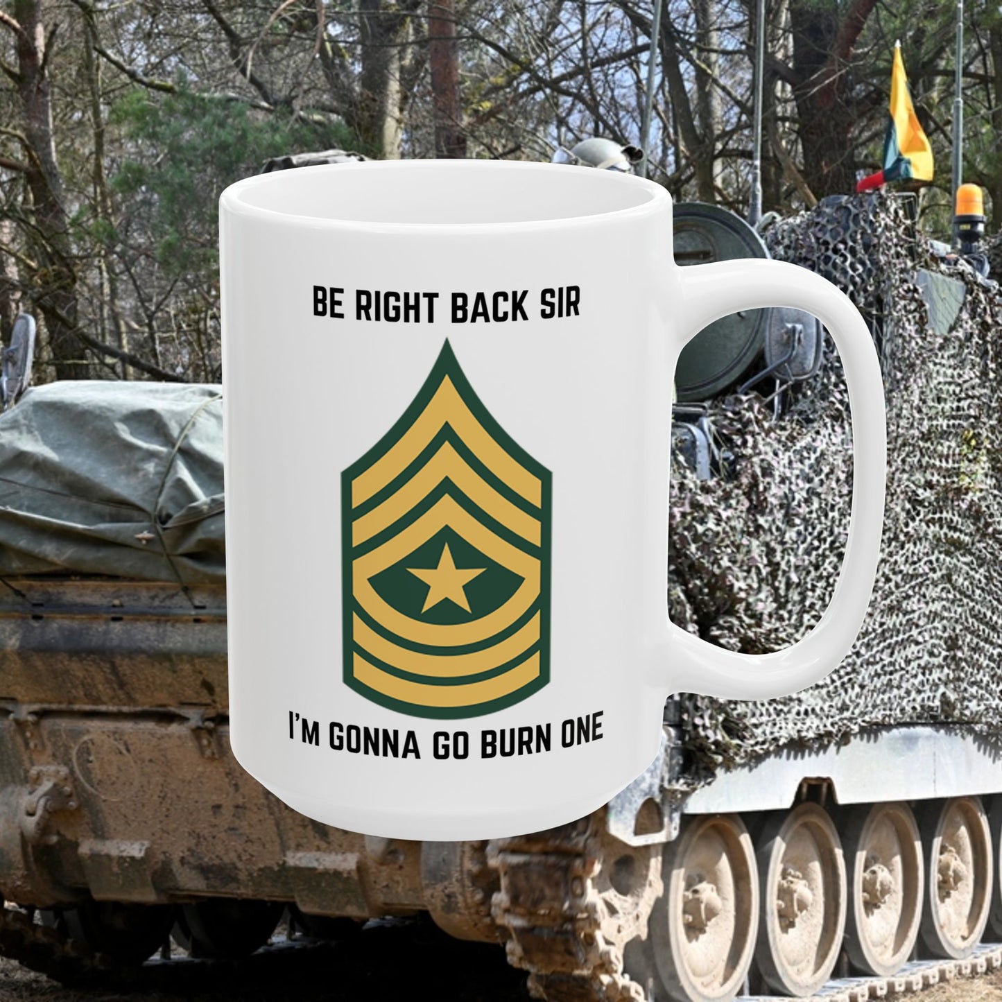 Sergeant Major Ceramic Coffee Mug