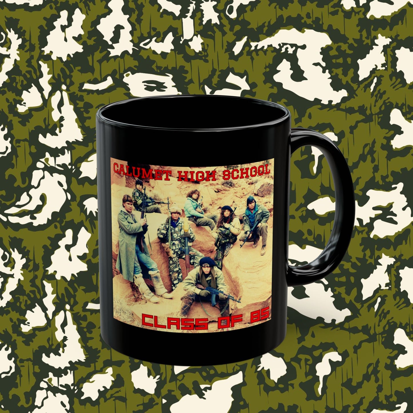 Calumet Class of '85 Mug in midnight black; 11 or 15 oz