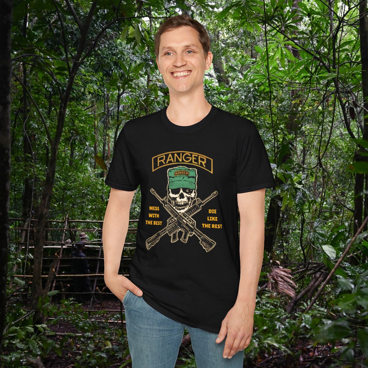 Mess With the Best Ranger Retro Graphic T-Shirt