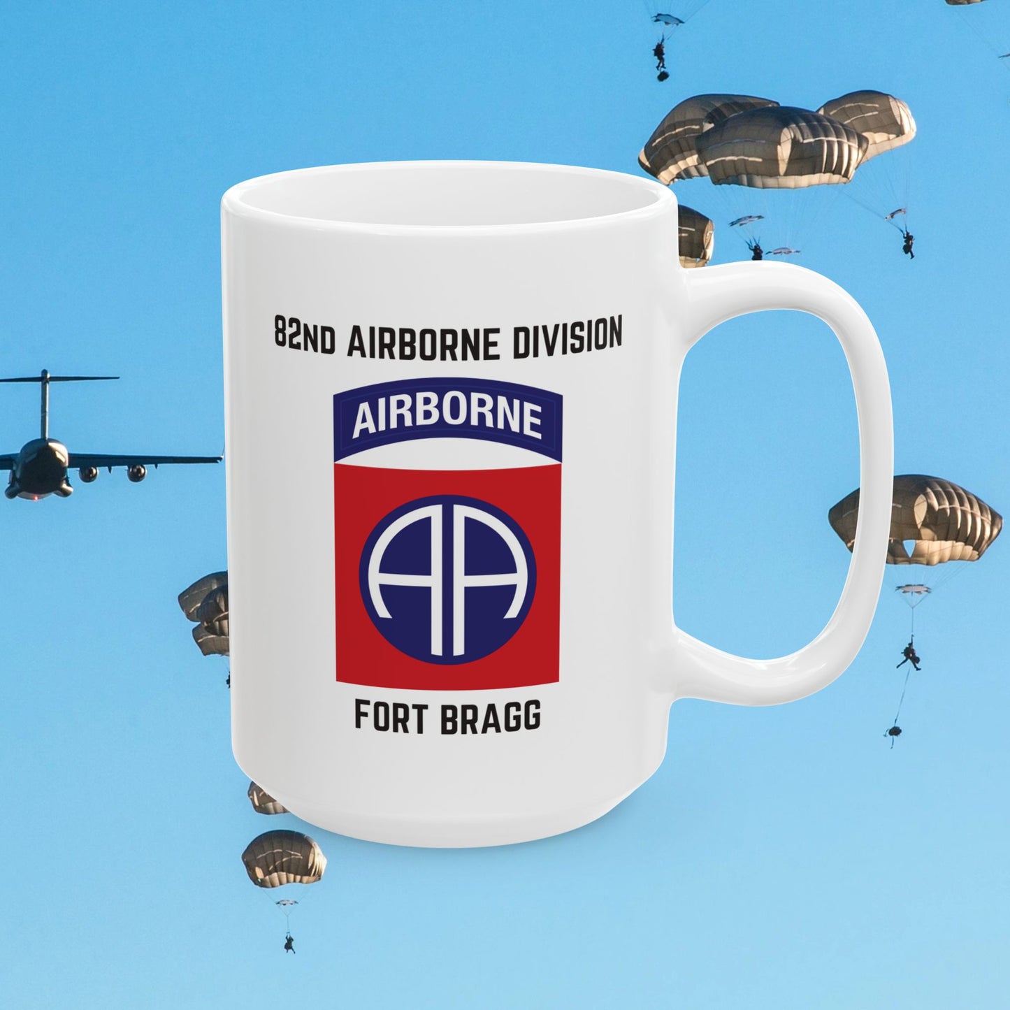 82nd Airborne Division Fort Bragg Ceramic Coffee Mug