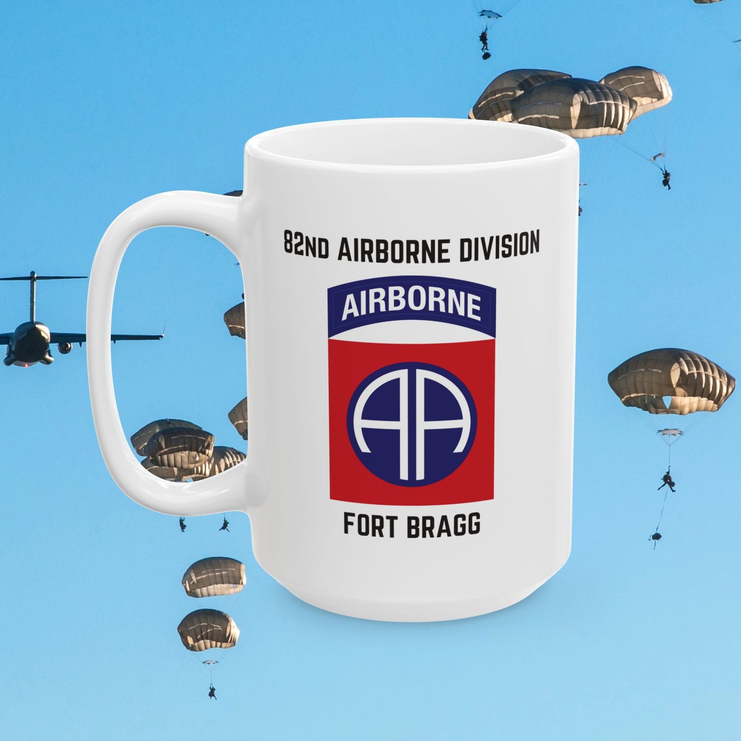82nd Airborne Division Fort Bragg Ceramic Coffee Mug