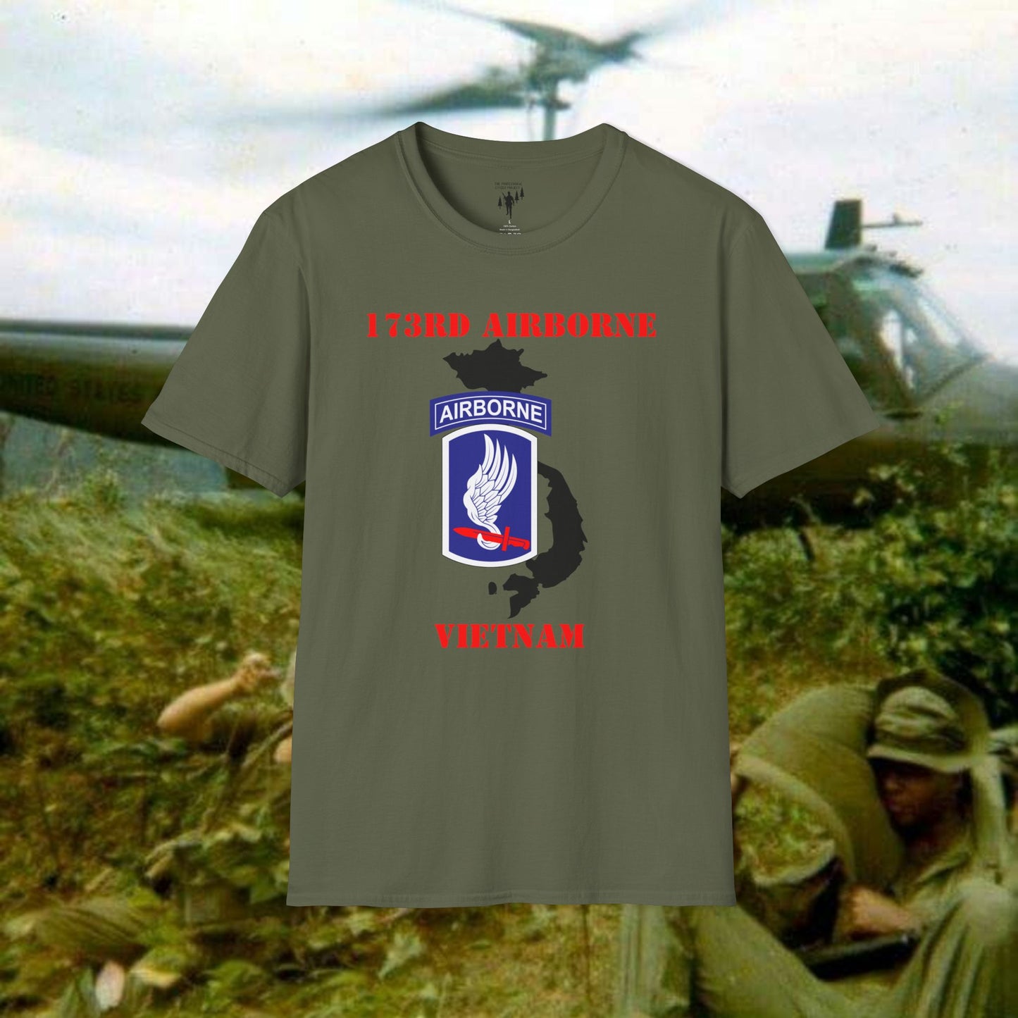 173d Airborne Vietnam Graphic T-Shirt