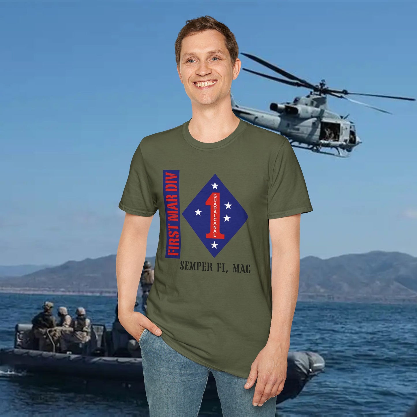 First Marine Division Graphic T-Shirt