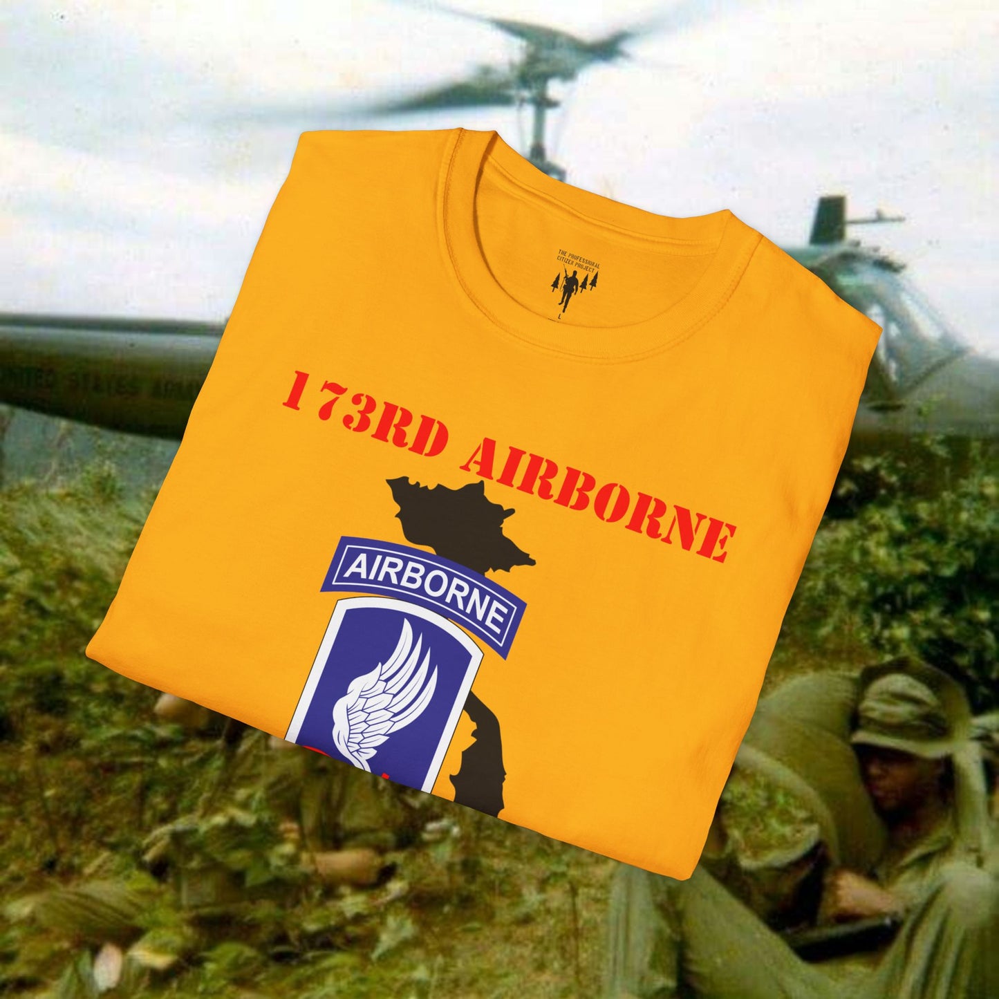173d Airborne Vietnam Graphic T-Shirt