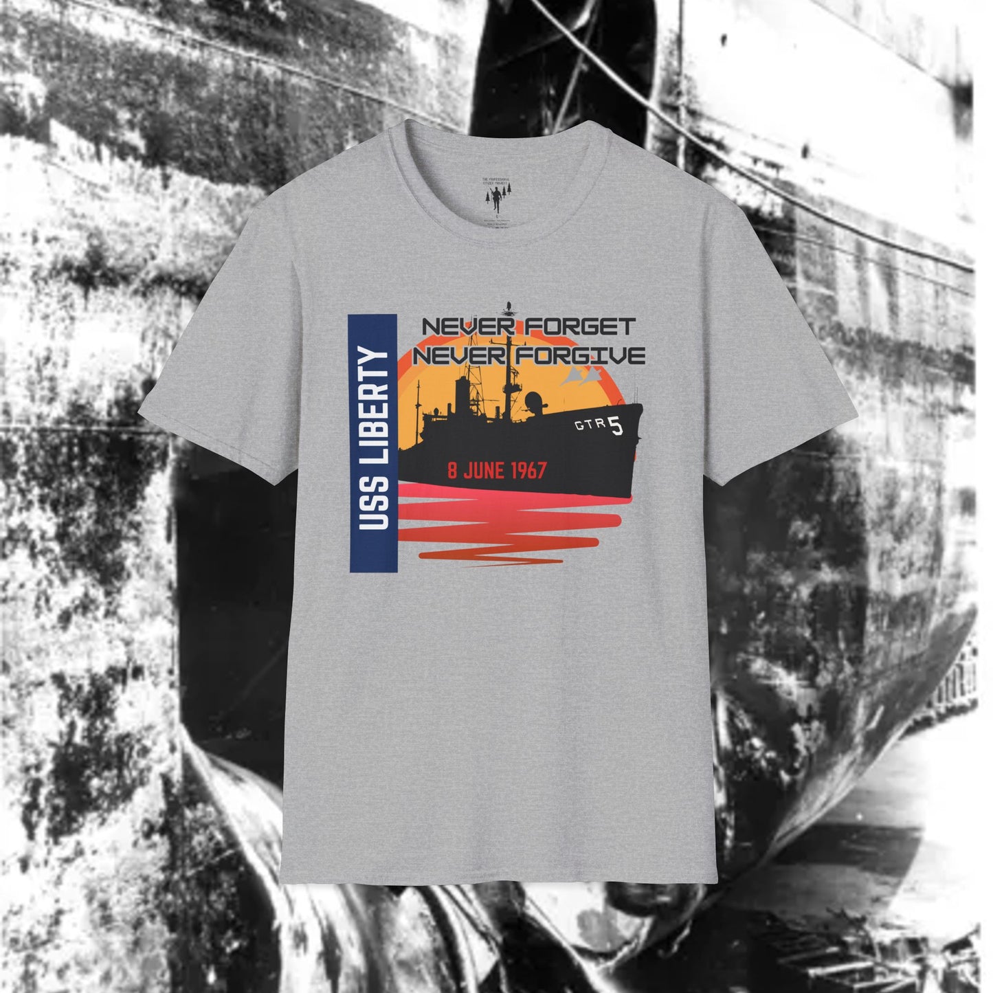 Vintage USS Liberty Graphic T-Shirt