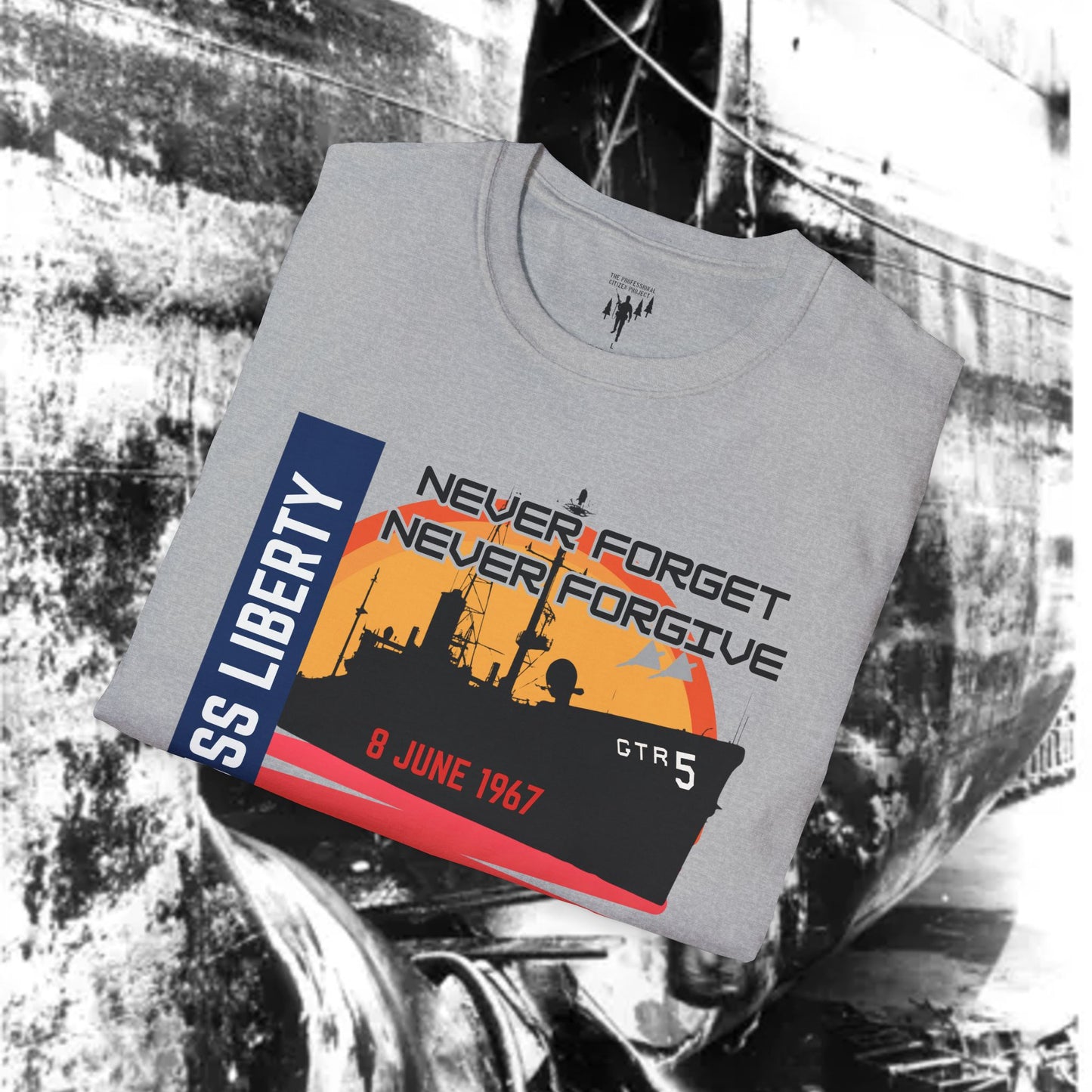 Vintage USS Liberty Graphic T-Shirt