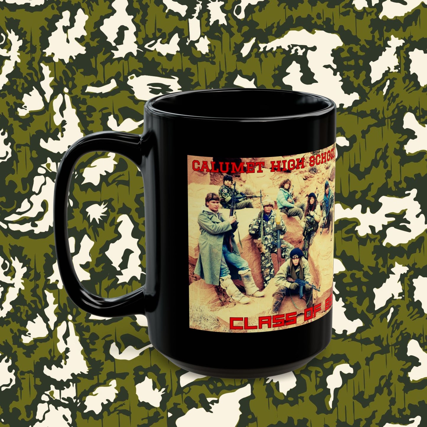 Calumet Class of '85 Mug in midnight black; 11 or 15 oz