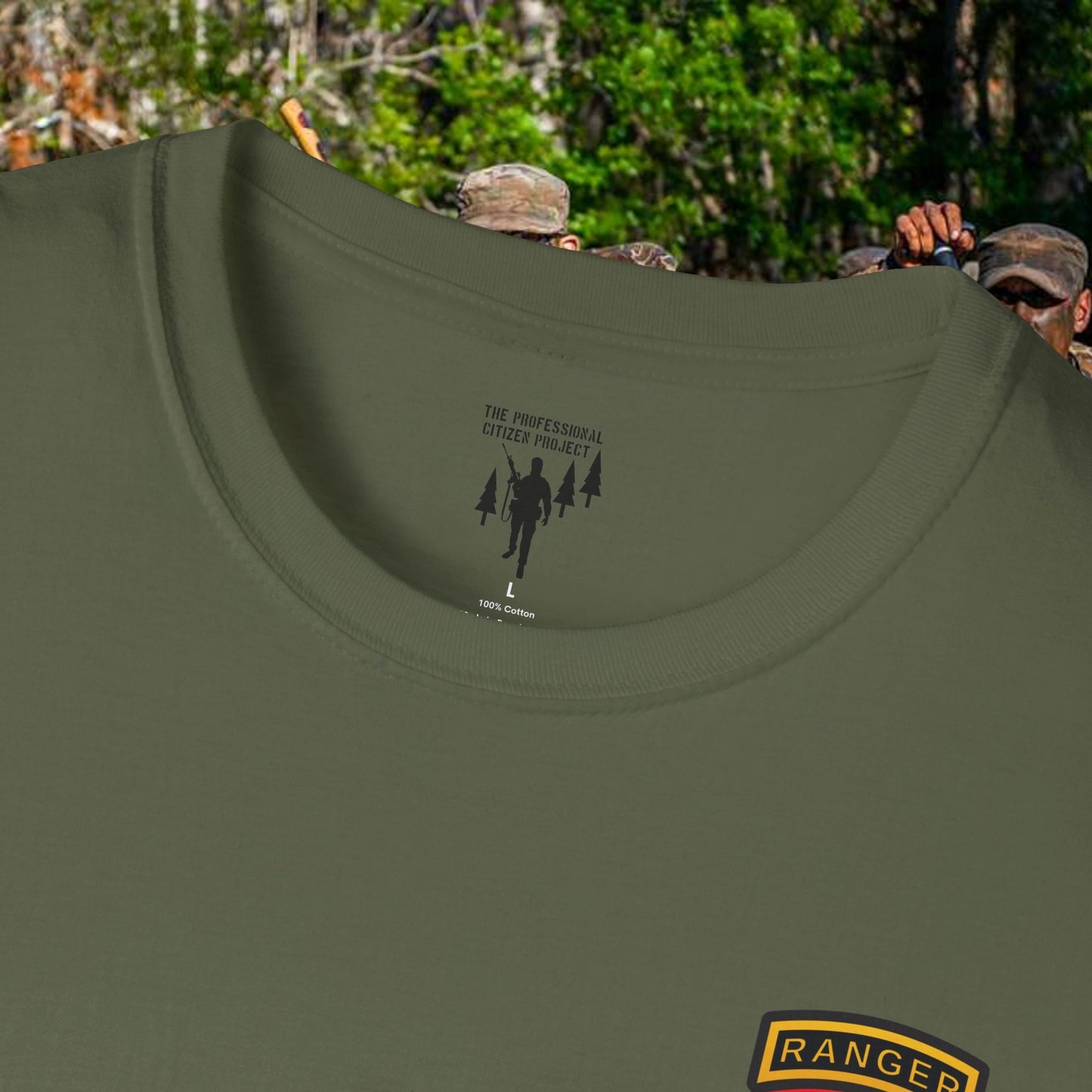 75th Ranger Regiment Left Chest Graphic T-Shirt