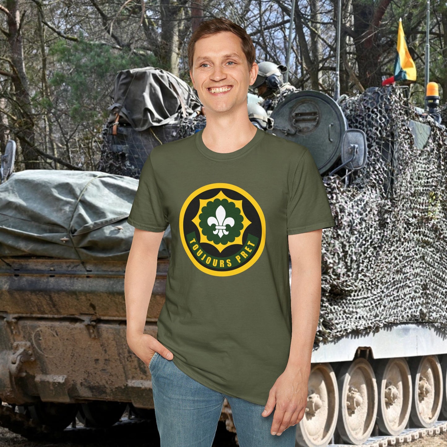 2nd ACR (2 CR) Center Chest Graphic T-Shirt