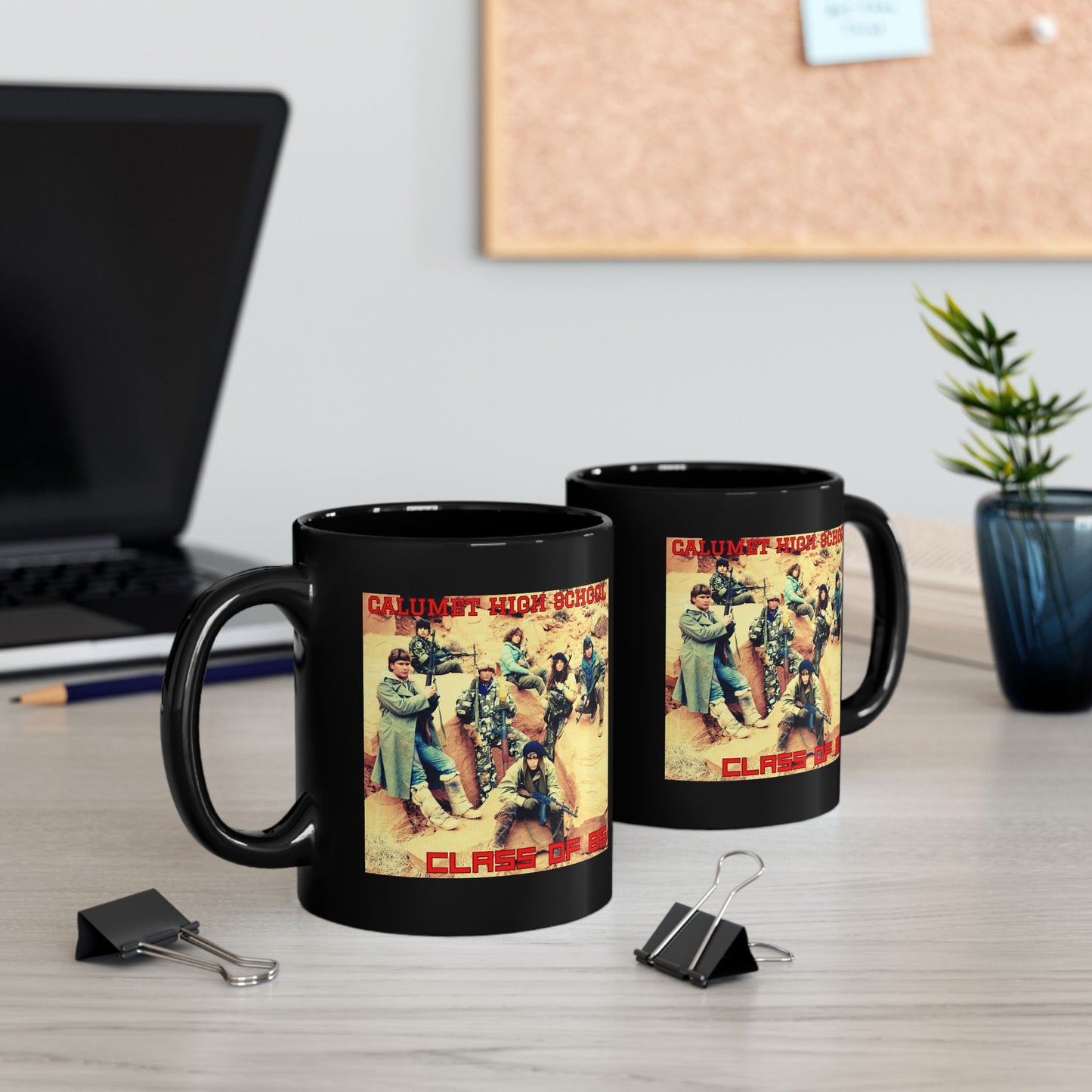 Calumet Class of '85 Mug in midnight black; 11 or 15 oz