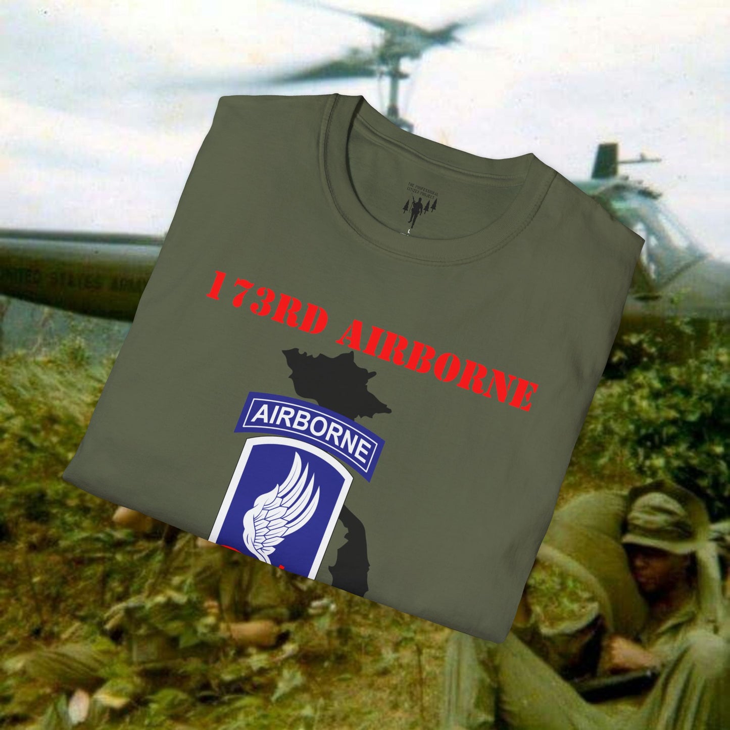 173d Airborne Vietnam Graphic T-Shirt