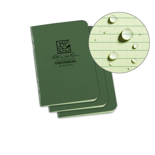 Rite in the Rain Stapled Notebook 3 Pack