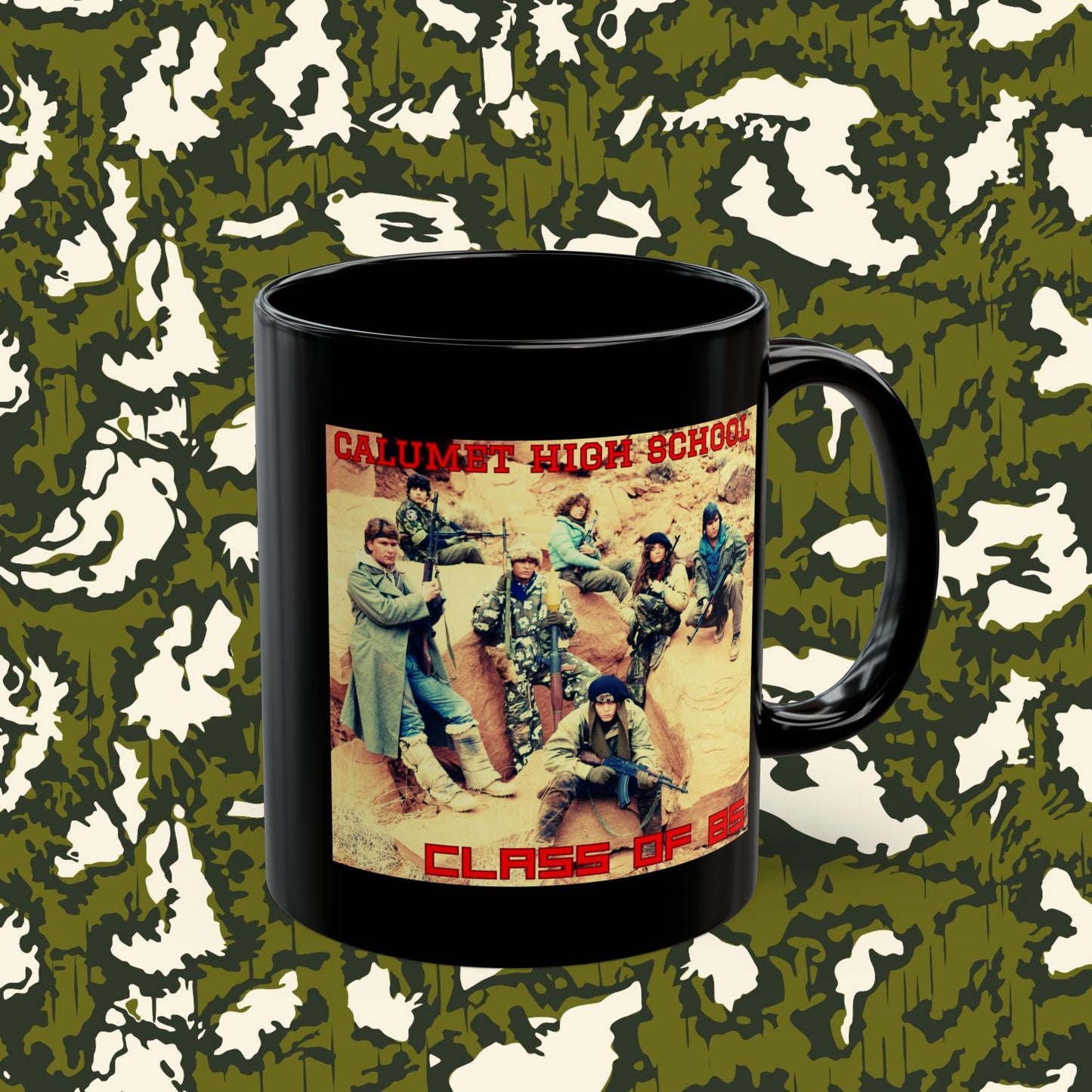 Calumet Class of '85 Mug in midnight black; 11 or 15 oz