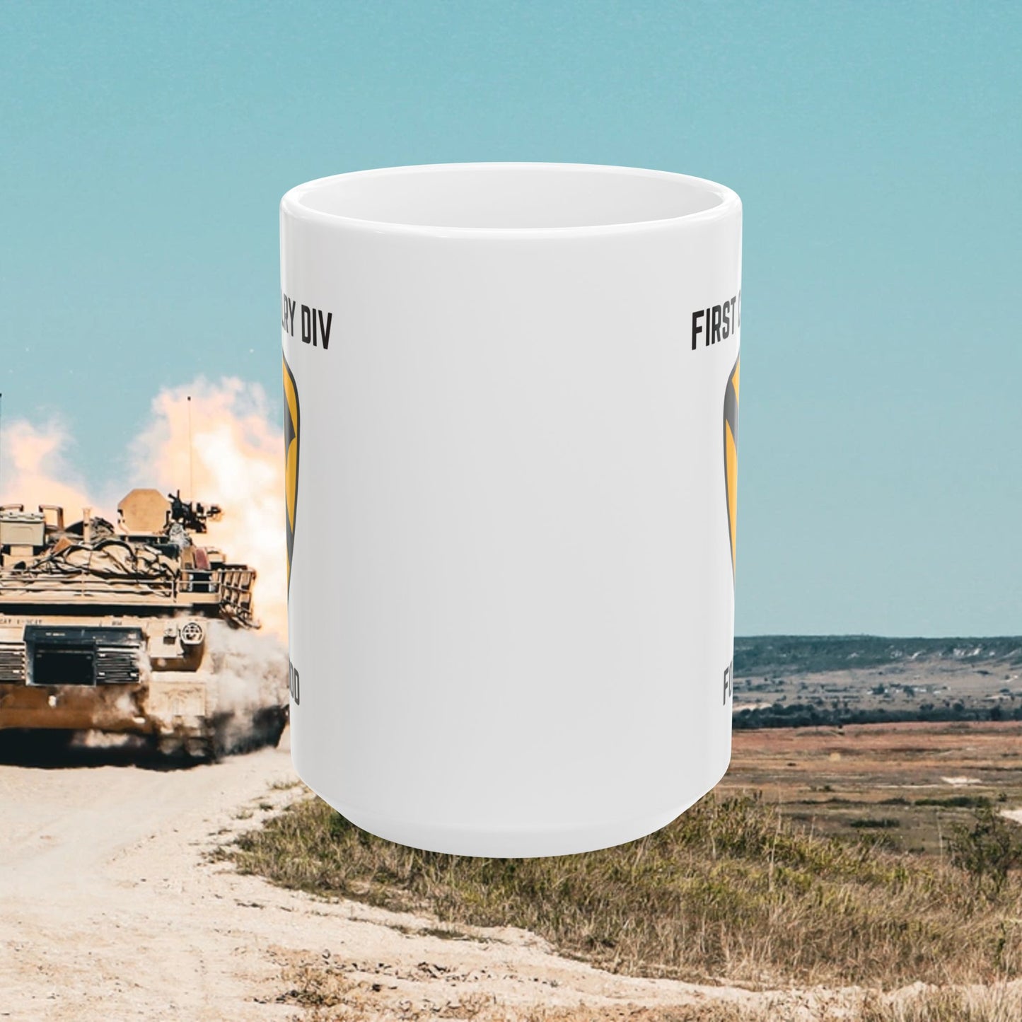 First Cavalry Division Ceramic Coffee Mug 15oz