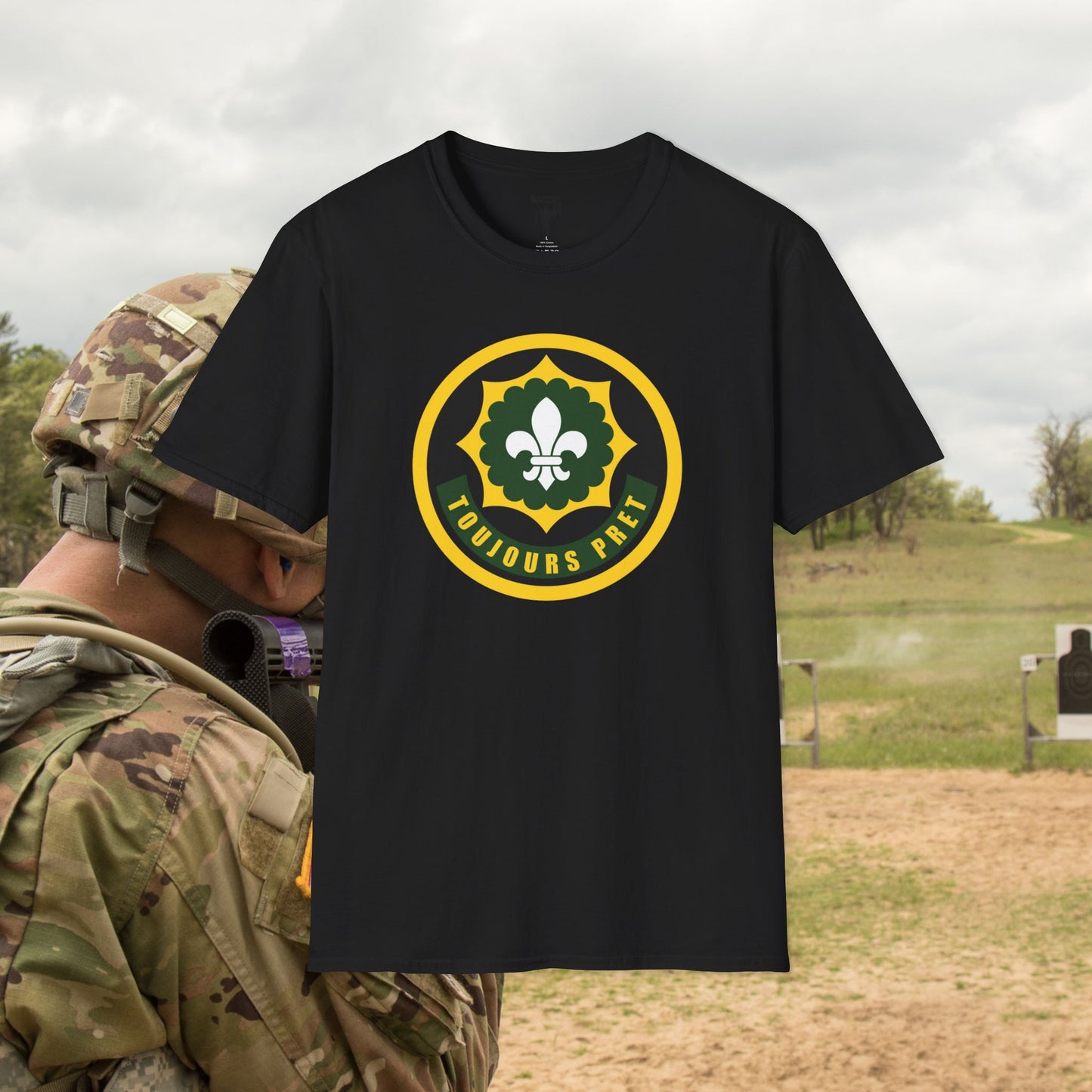 2nd ACR (2 CR) Center Chest Graphic T-Shirt
