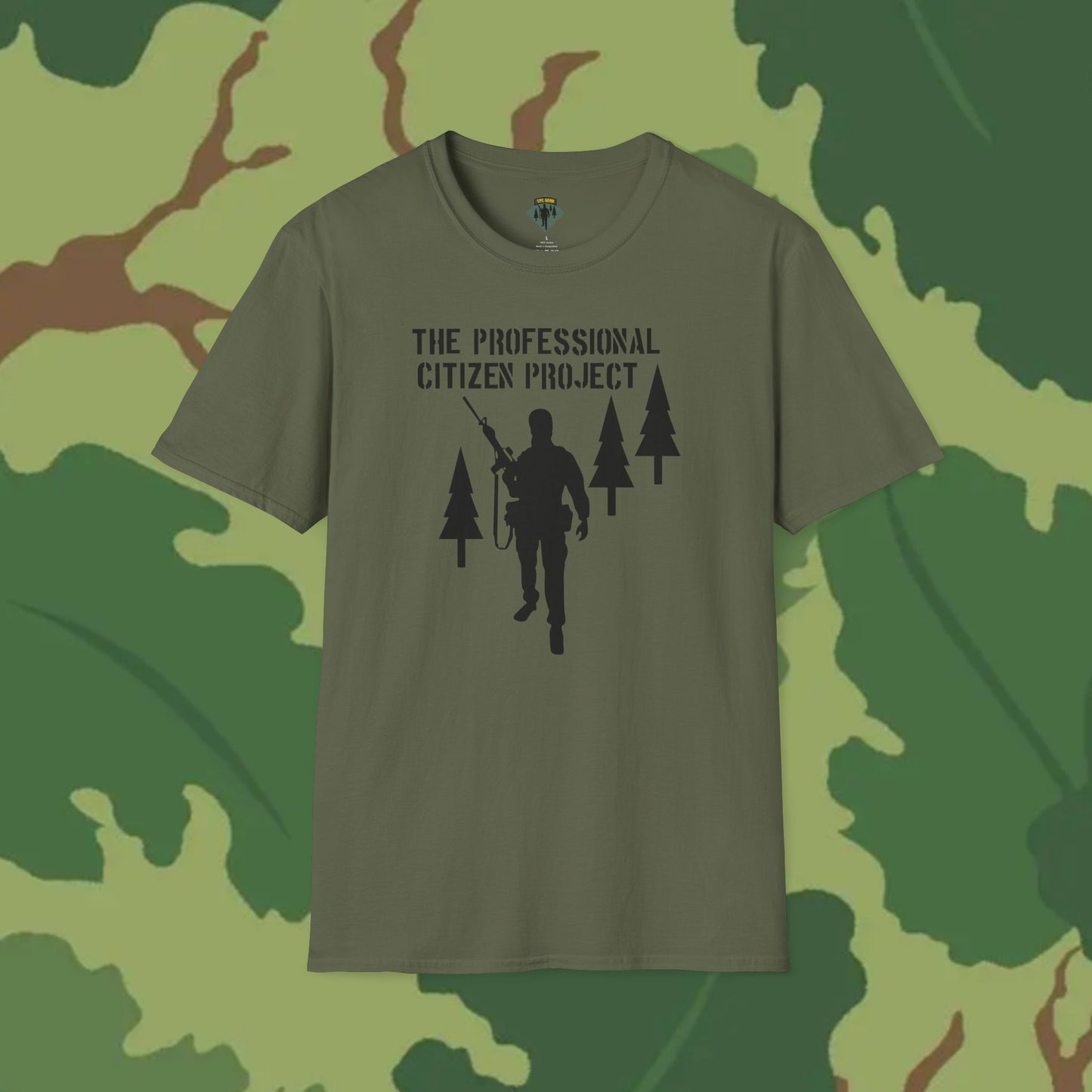 The Professional Citizen Project T-Shirt with Large Front Graphic