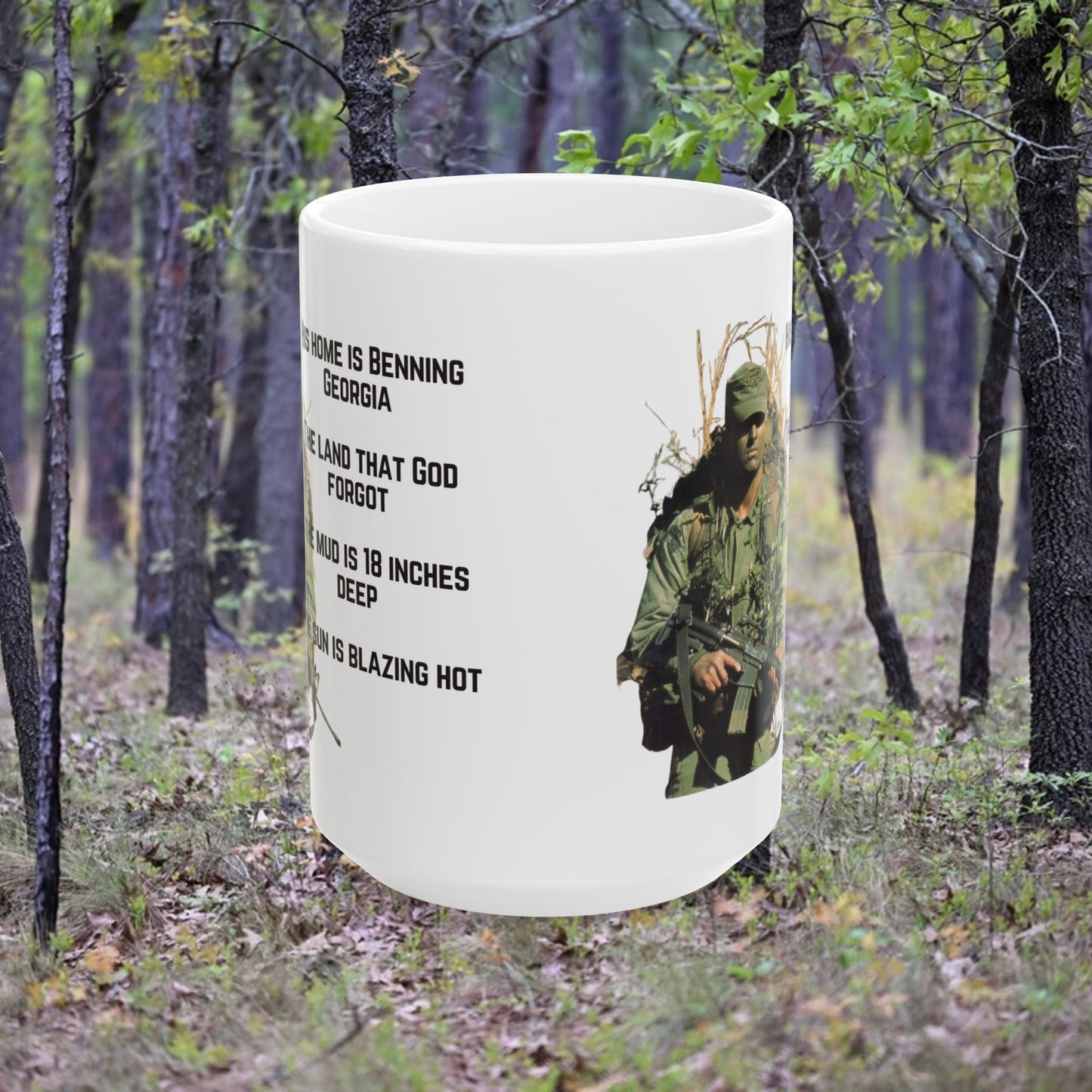 His Home is Benning Georgia Ceramic Coffee Mug