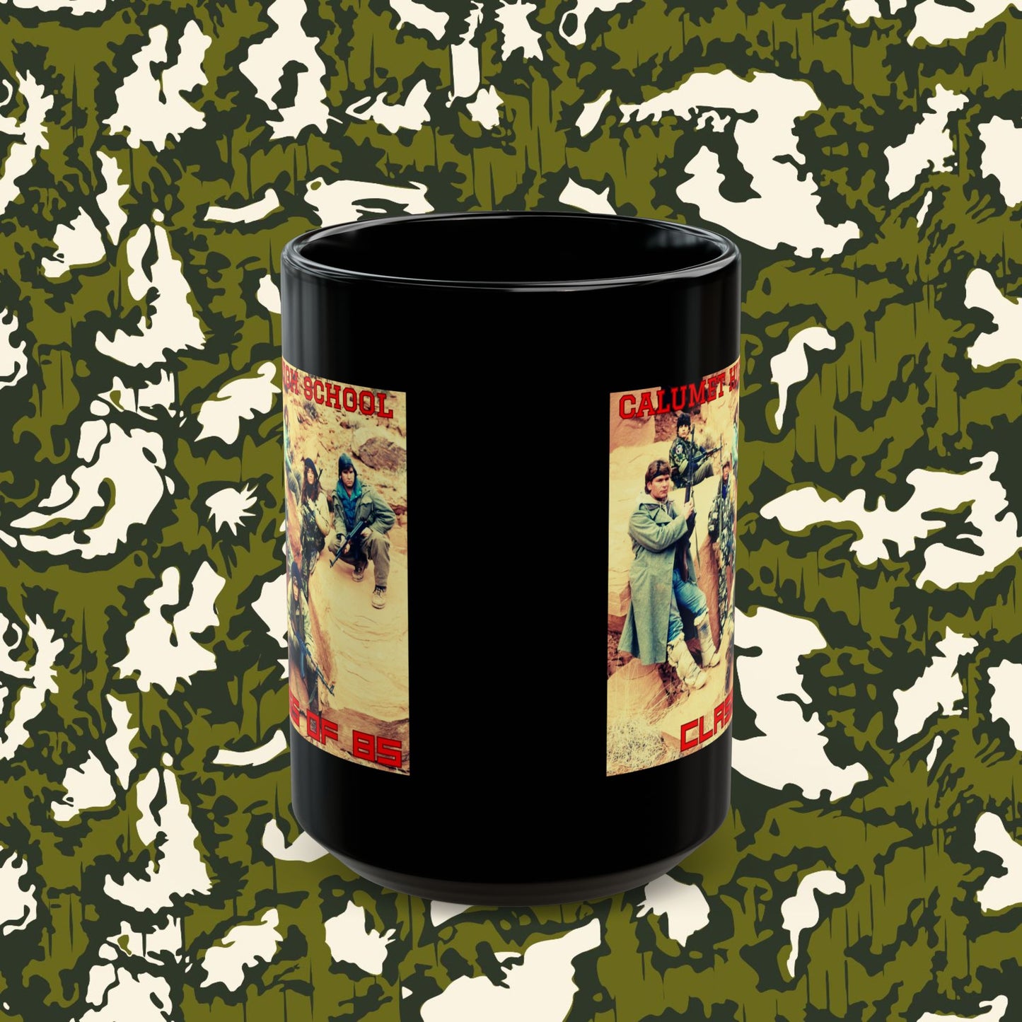 Calumet Class of '85 Mug in midnight black; 11 or 15 oz