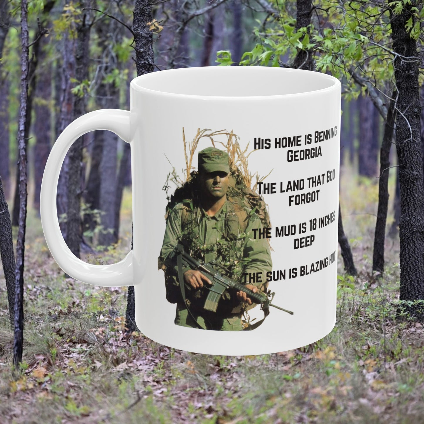 His Home is Benning Georgia Ceramic Coffee Mug