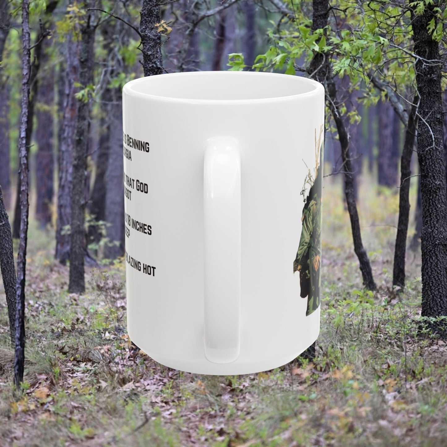 His Home is Benning Georgia Ceramic Coffee Mug