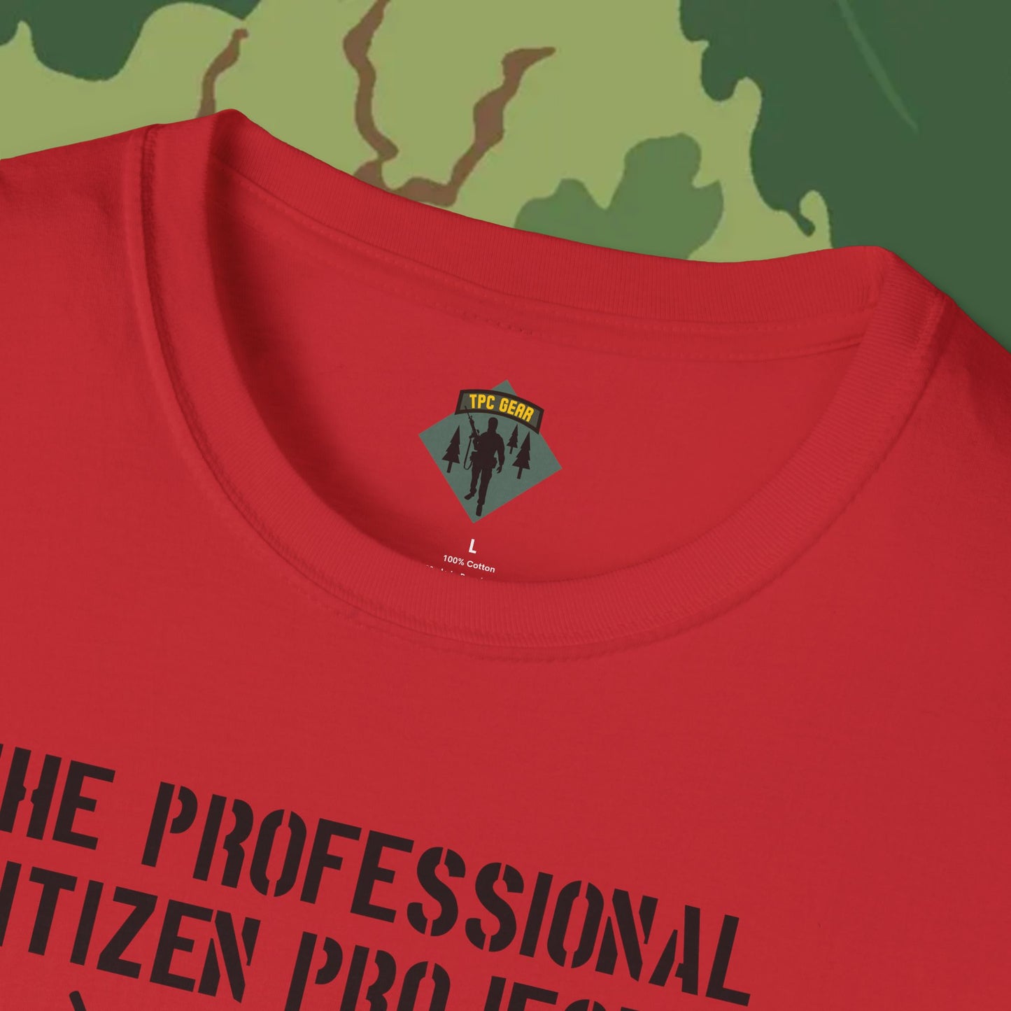 The Professional Citizen Project T-Shirt with Large Front Graphic
