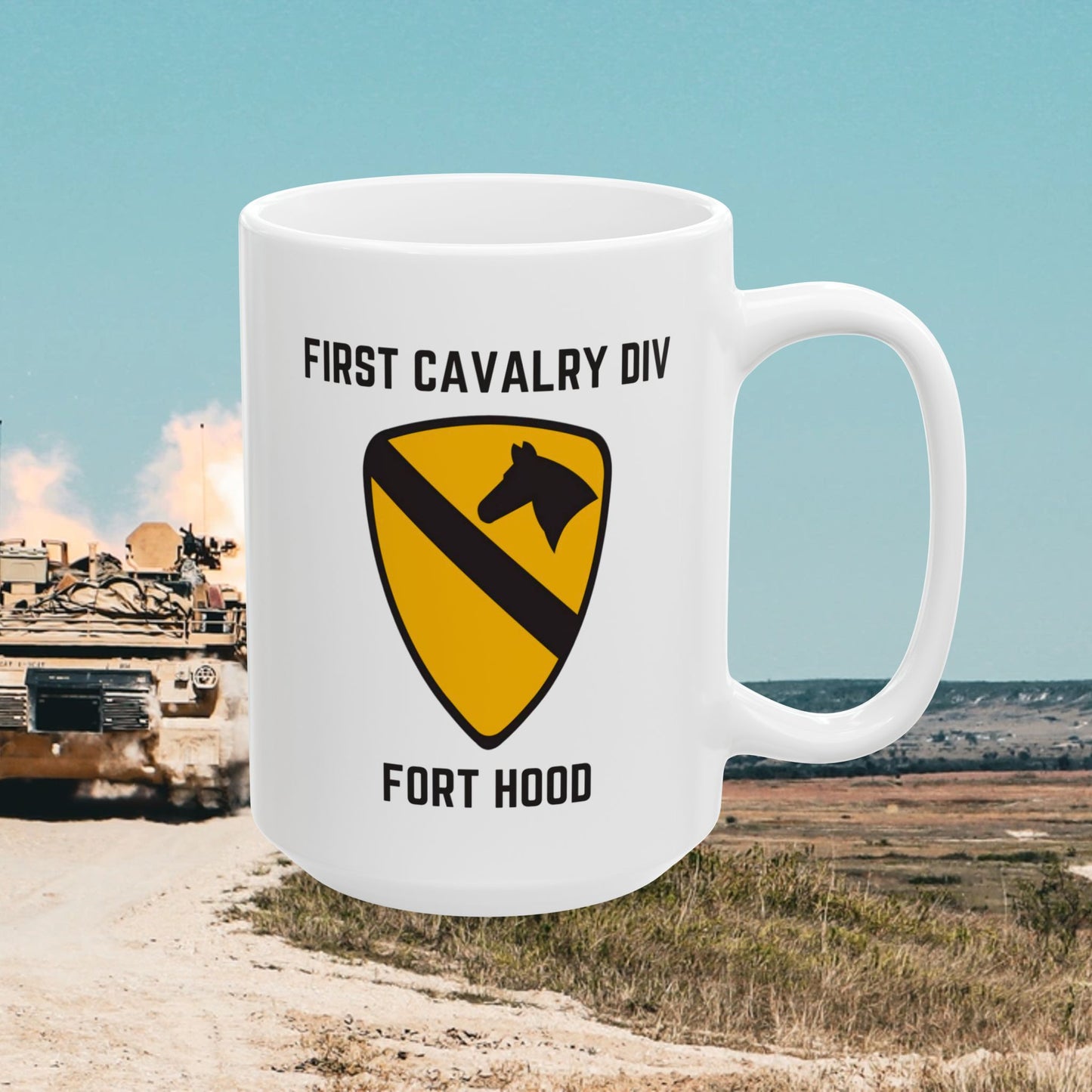 First Cavalry Division Ceramic Coffee Mug 15oz