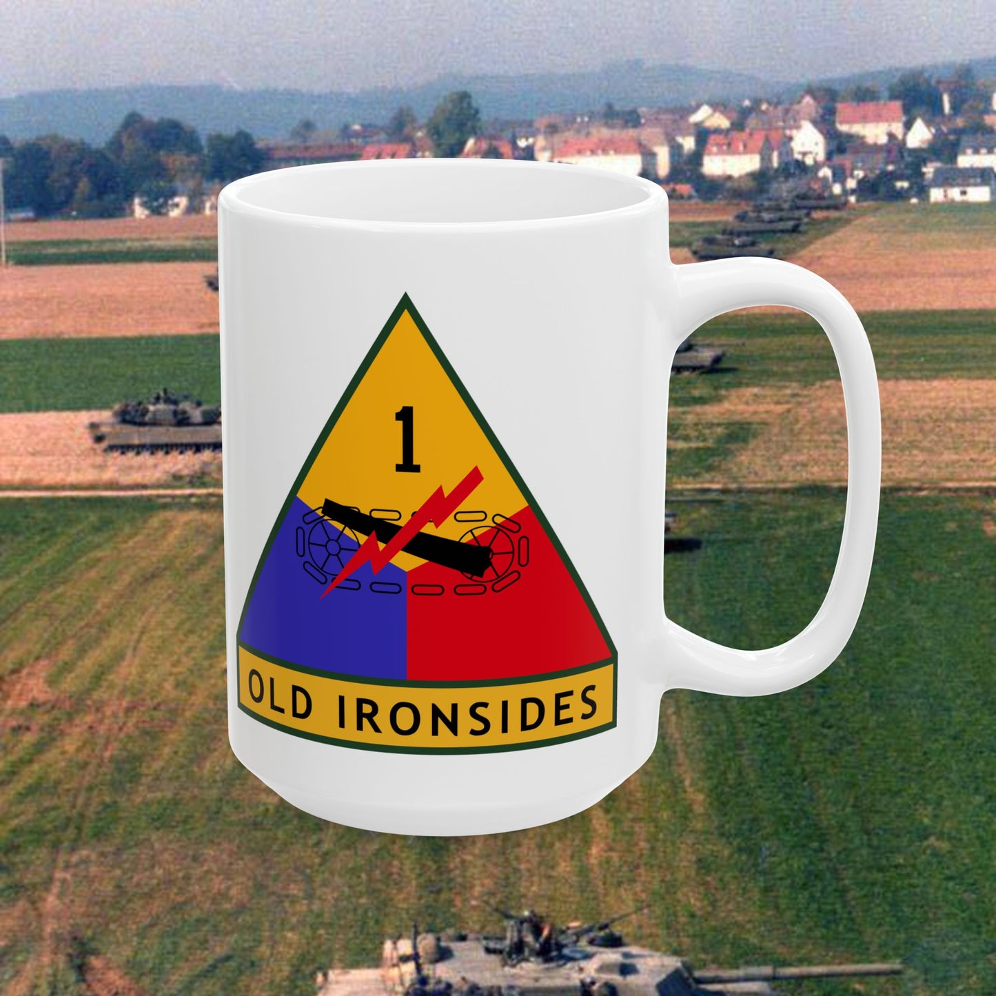 First Armored Division Ceramic Coffee Mug