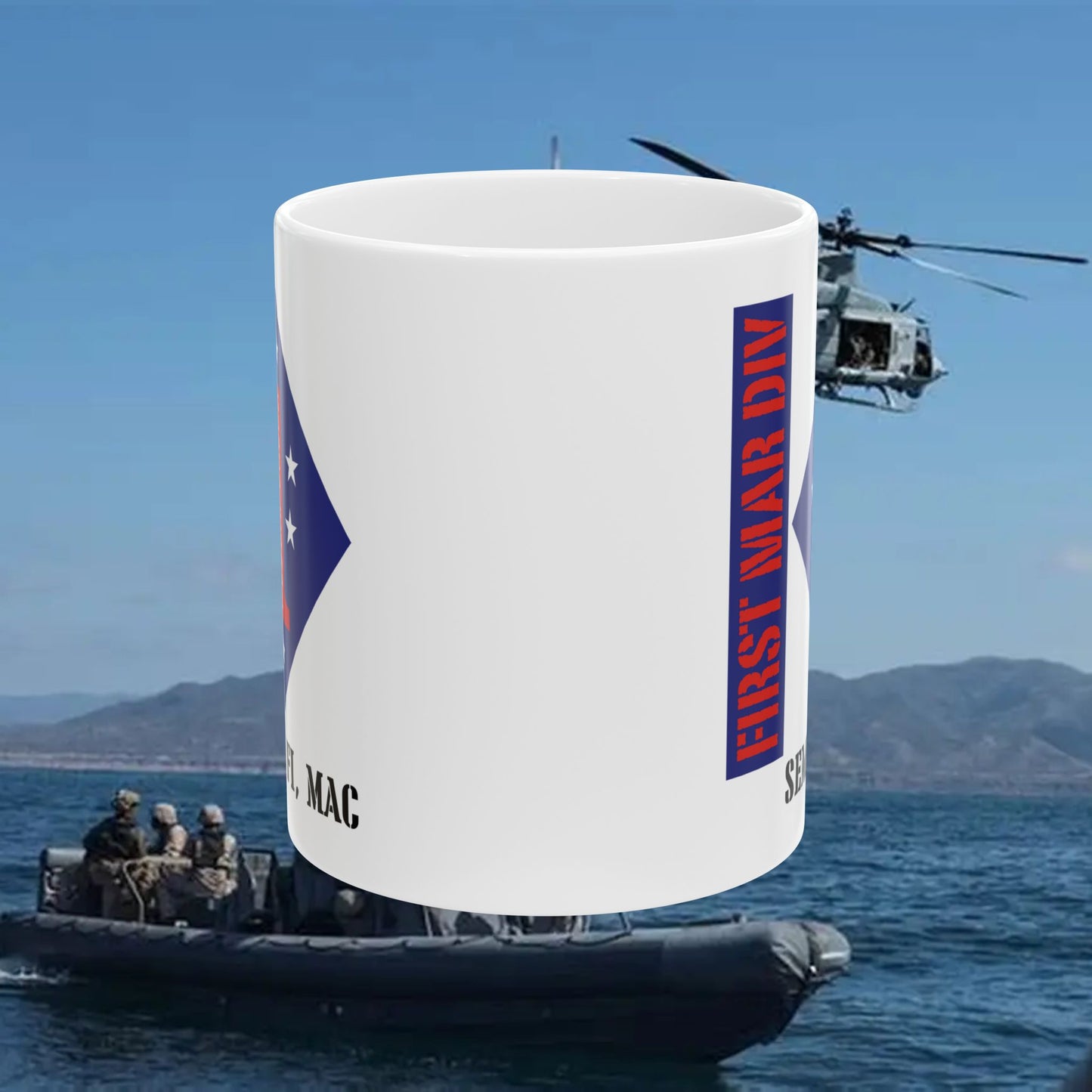 First Marine Division Ceramic Coffee Mug