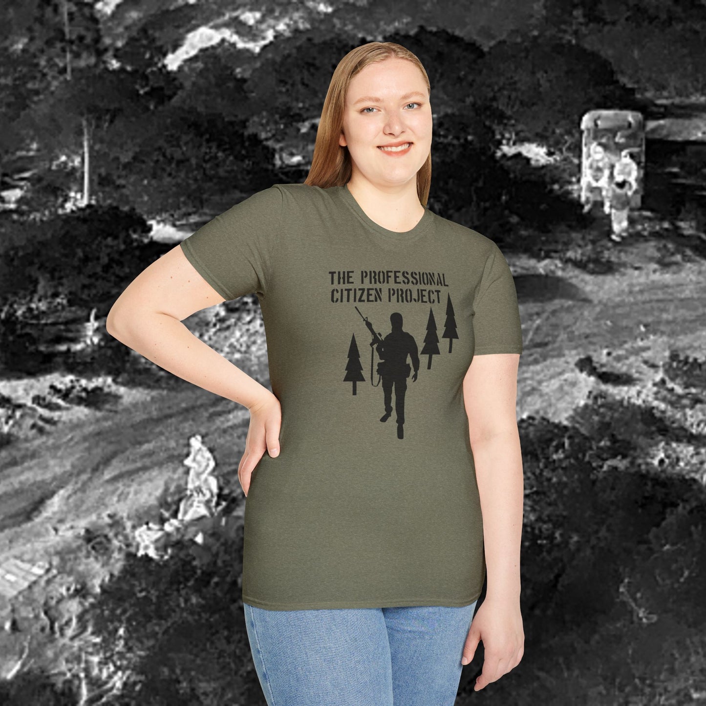 The Professional Citizen Project T-Shirt with Large Front Graphic
