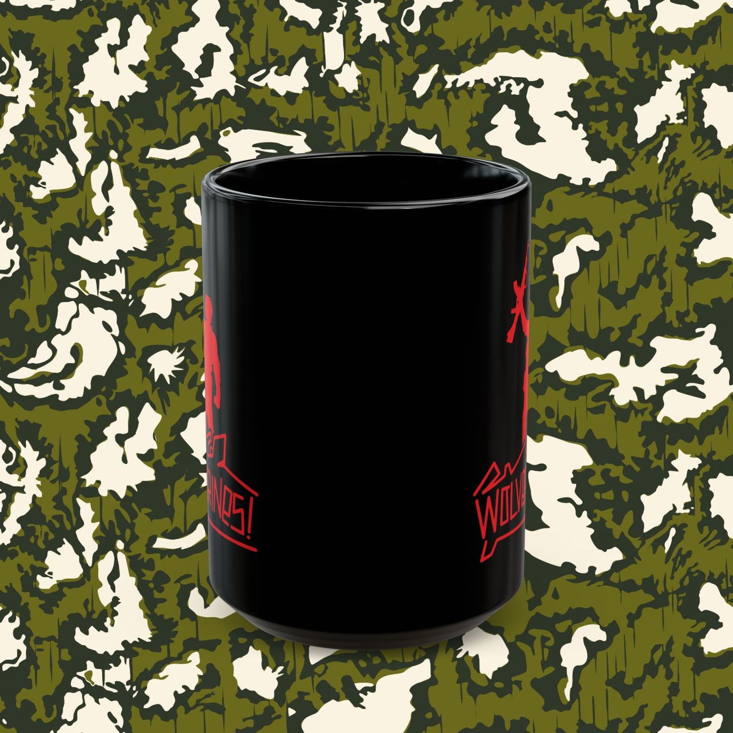 Wolverines Mug in midnight black; 11 or 15 oz