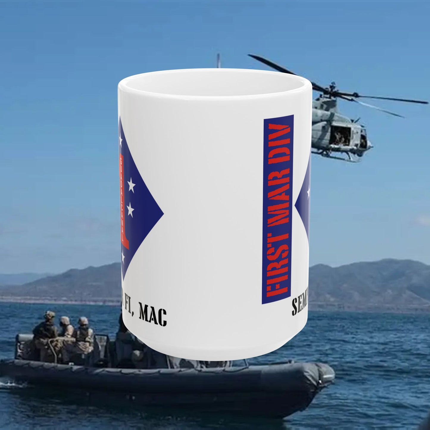 First Marine Division Ceramic Coffee Mug