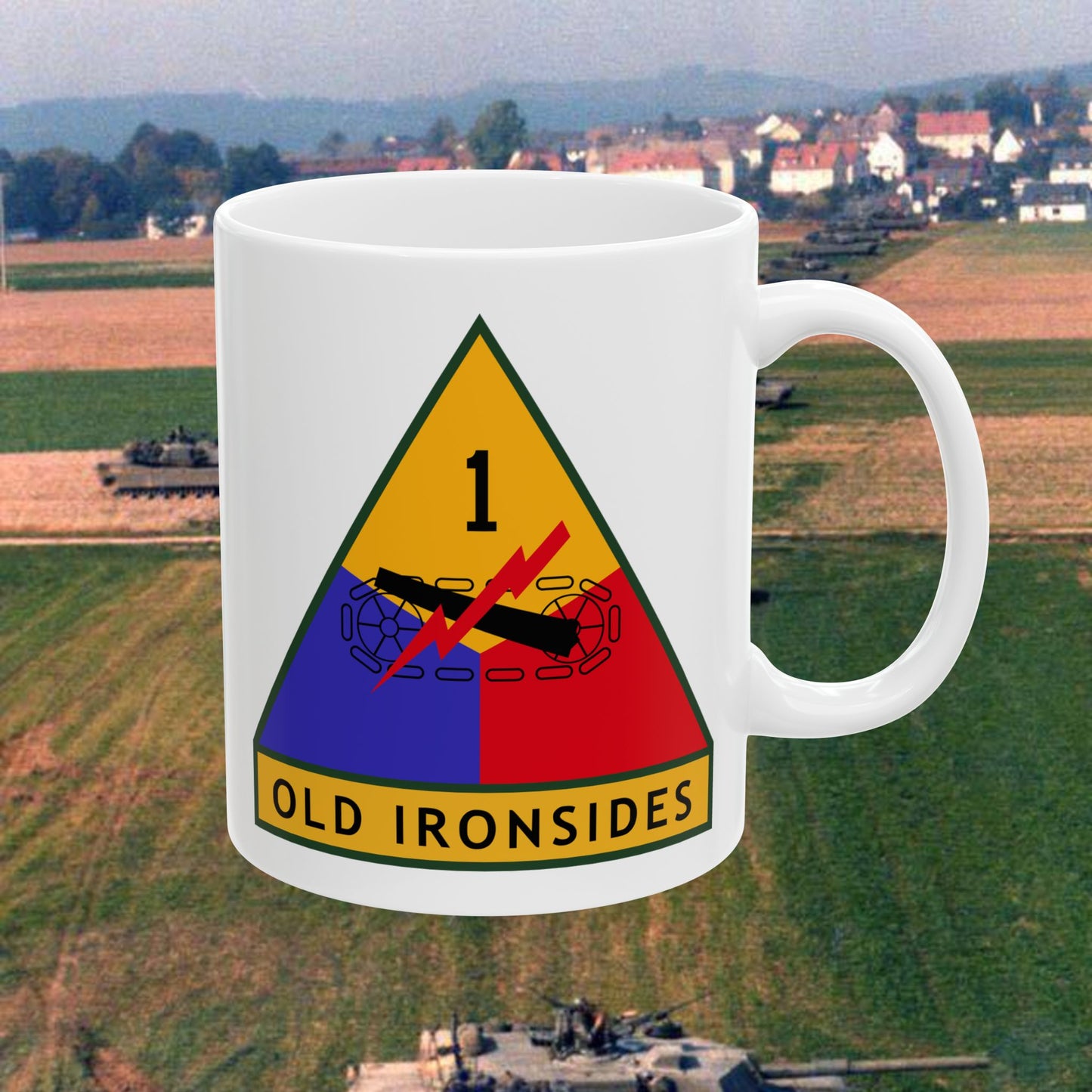 First Armored Division Ceramic Coffee Mug