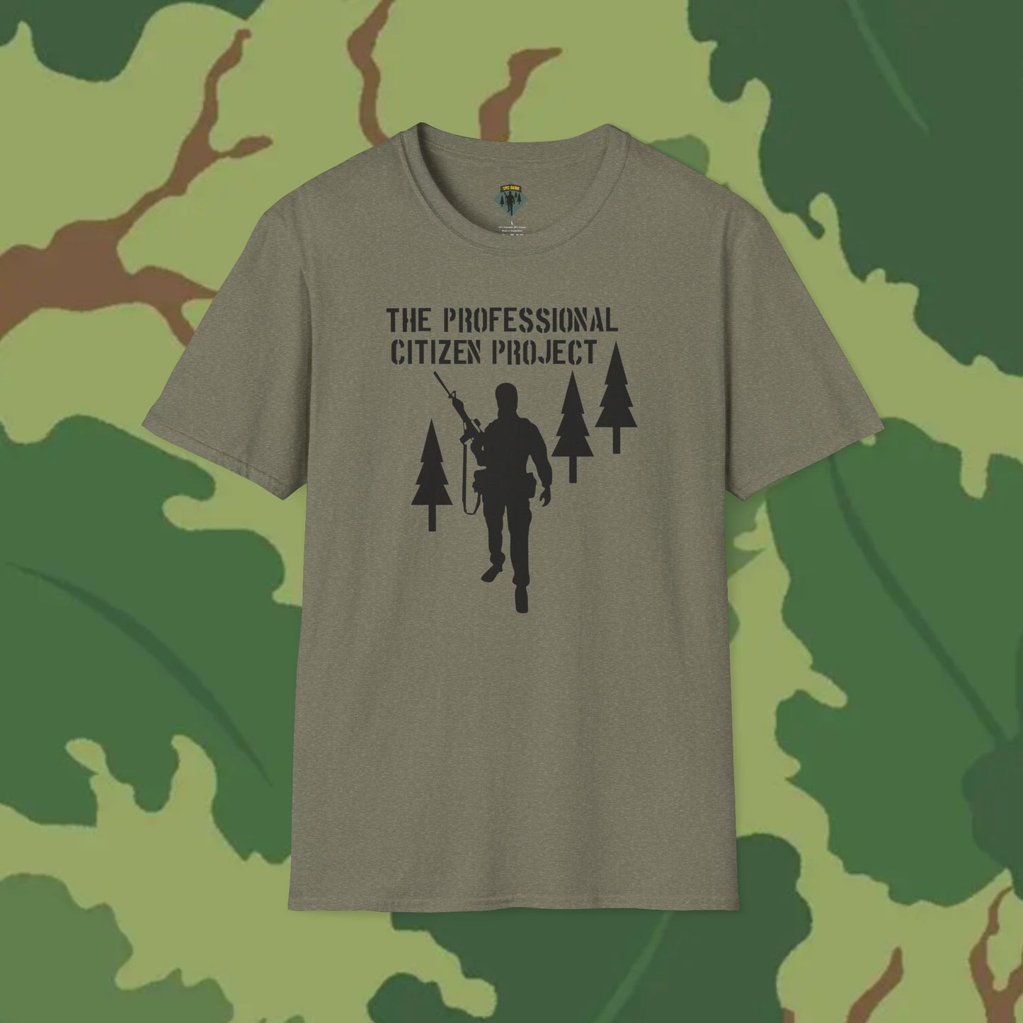 The Professional Citizen Project T-Shirt with Large Front Graphic