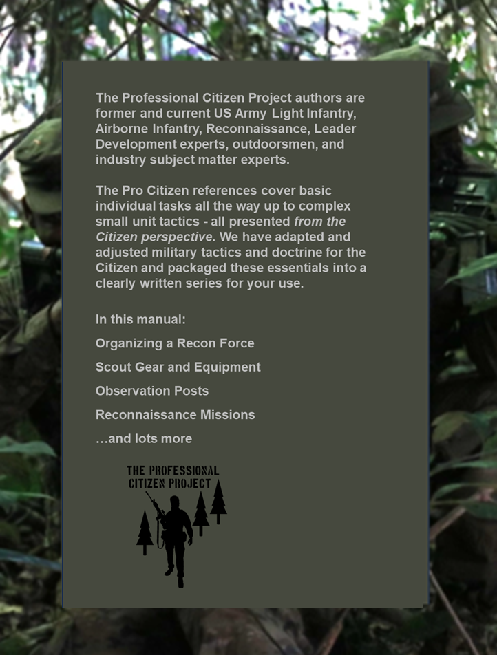 CM-2 Reconnaissance Manual (also on Amazon)