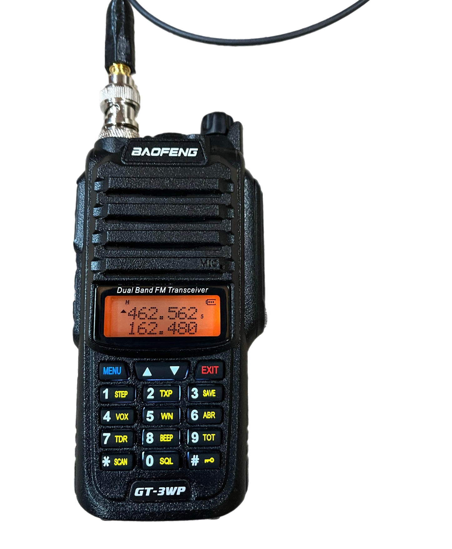 Baofeng GT3 WP Water Proof Radio with Signal Stick Antenna (GARAGE SALE ITEM)