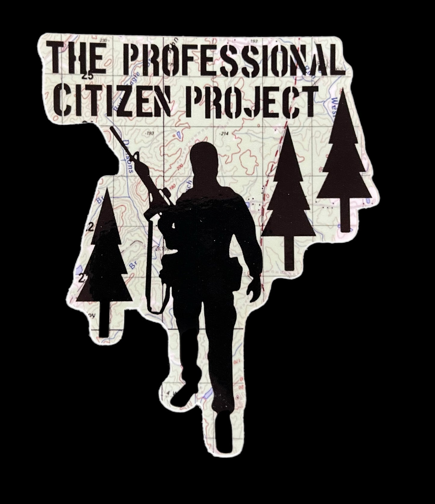 Pro Citizen Project Land Nav Decal Die Cut Version