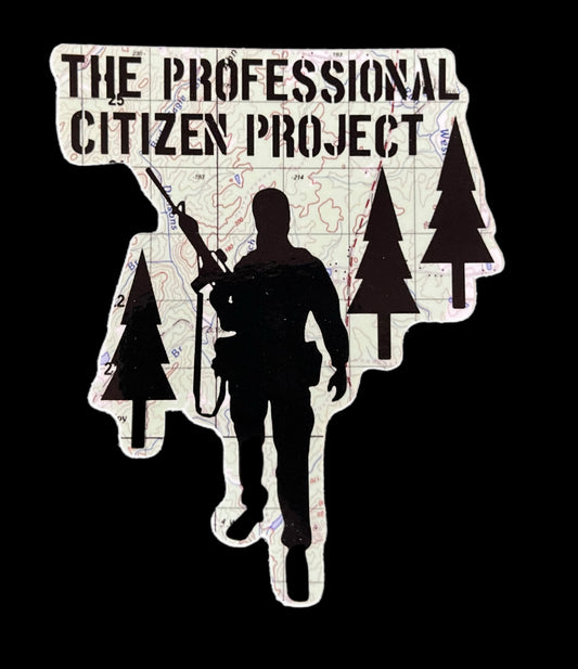 Pro Citizen Project Land Nav Decal Die Cut Version