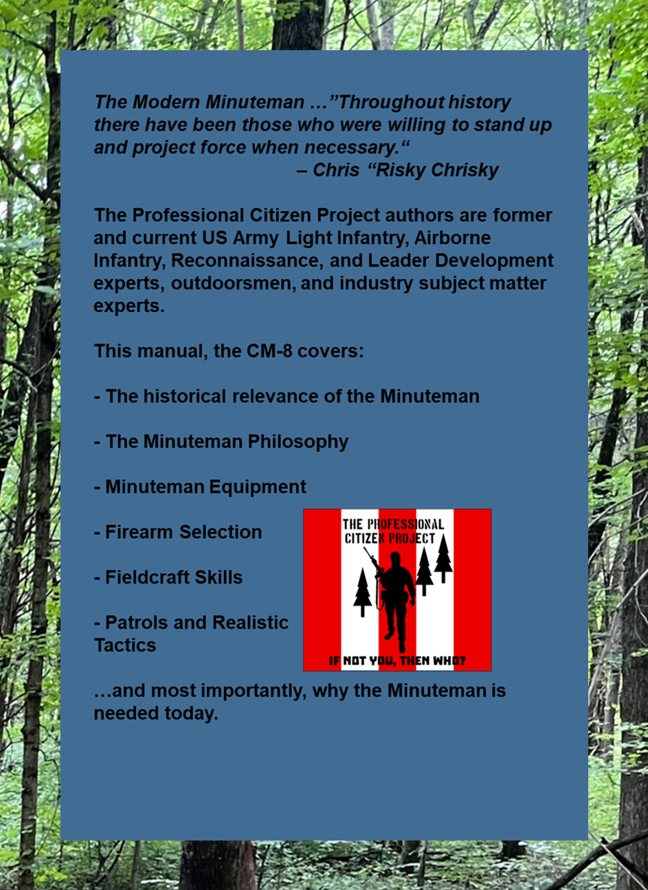 CM-8 The Modern Minuteman (also on Amazon)