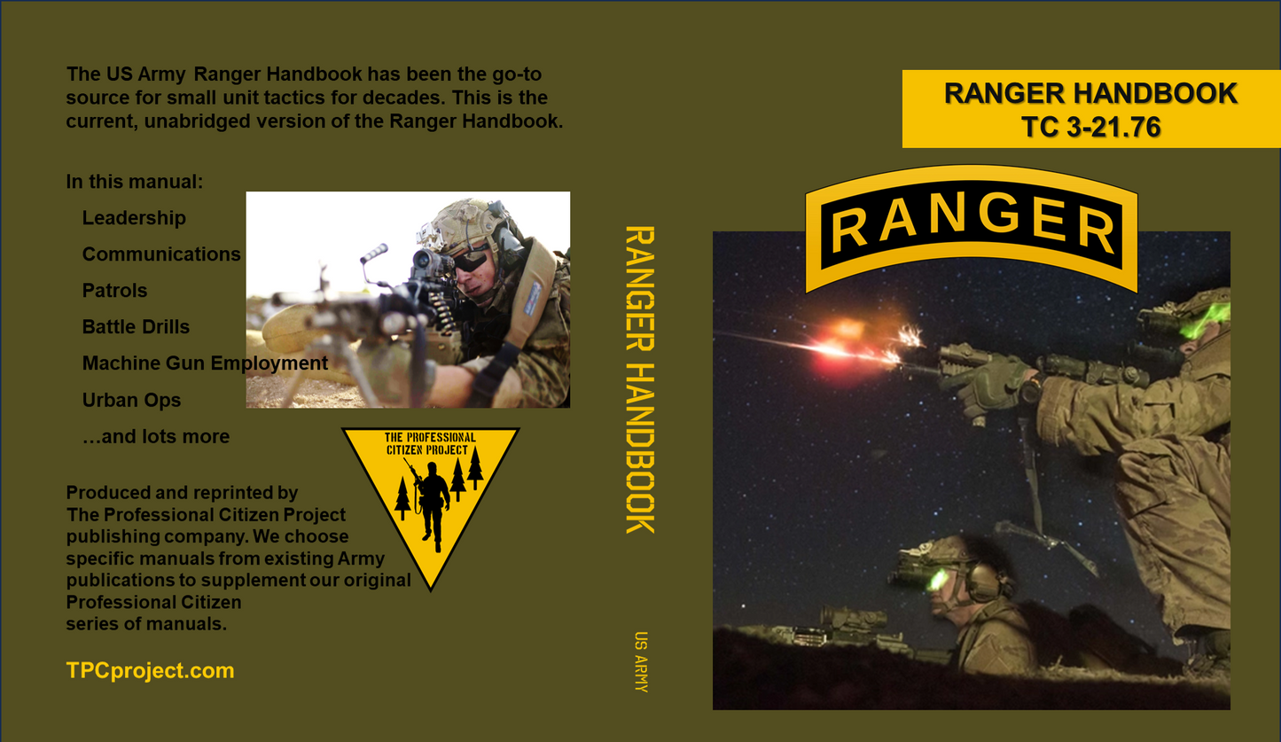 Ranger Handbook TC 3-21.76 (2017, cargo pocket size)