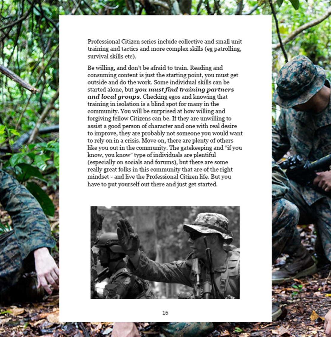 CM-1 Individual Tactical Skills Manual (also on Amazon)