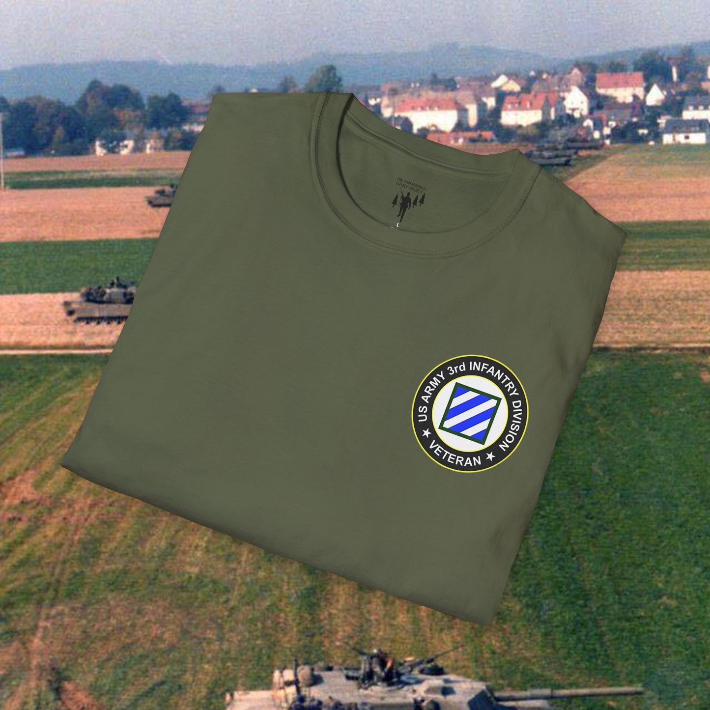 3 ID Veteran Left Chest Graphic T-Shirt