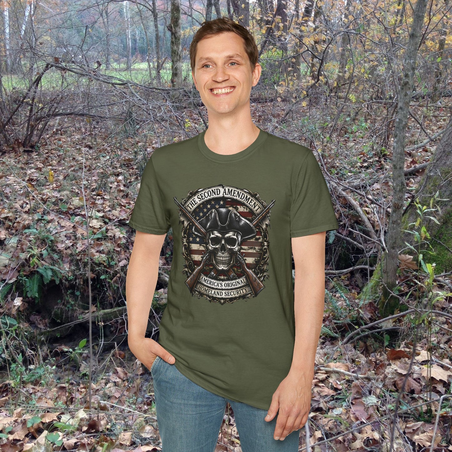 2nd Amendment Original Homeland Security Graphic T-Shirt