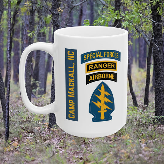 Special Forces Camp Mackall Ceramic Coffee Mug 15oz